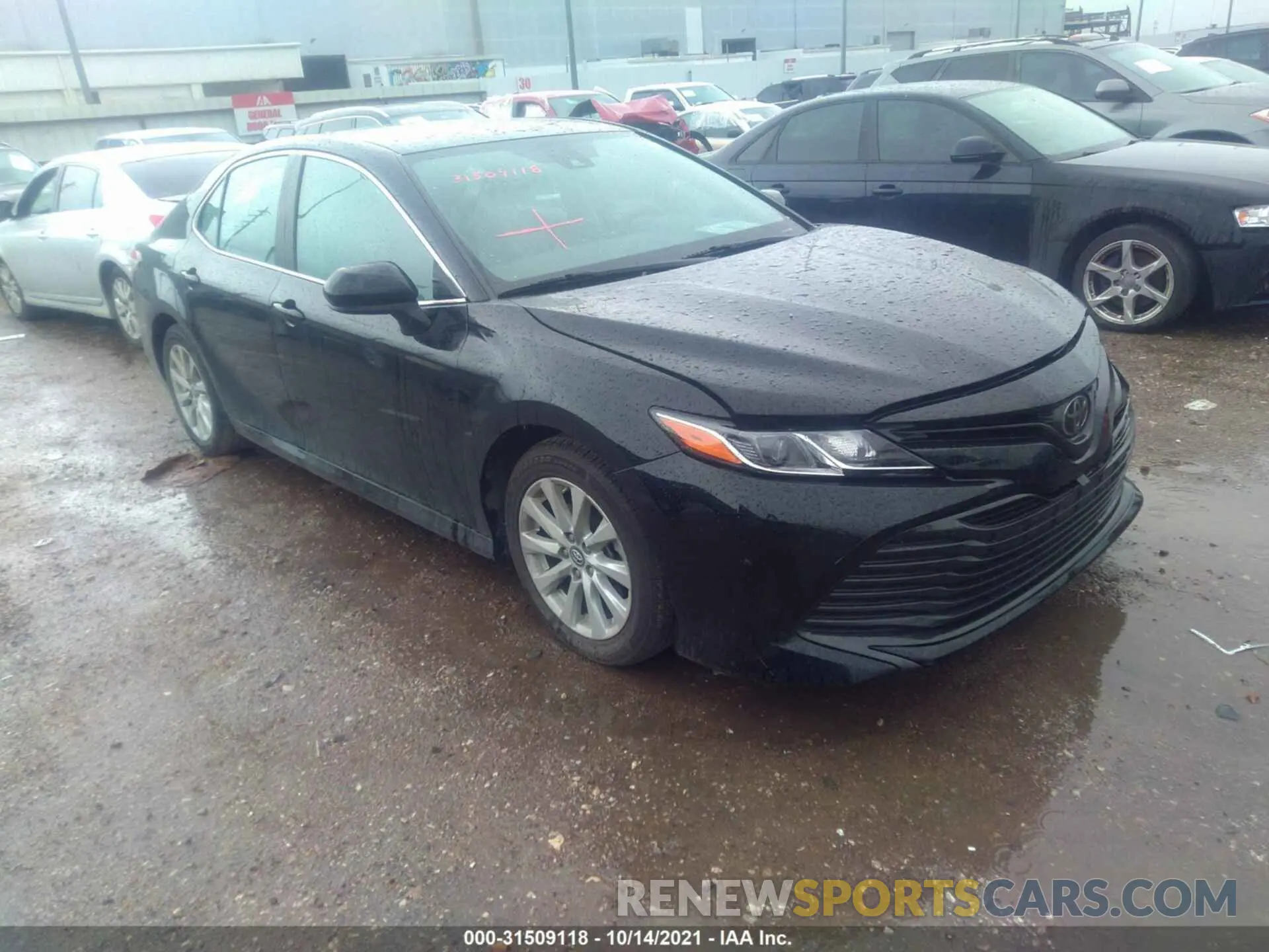 1 Photograph of a damaged car 4T1B11HK0KU744433 TOYOTA CAMRY 2019