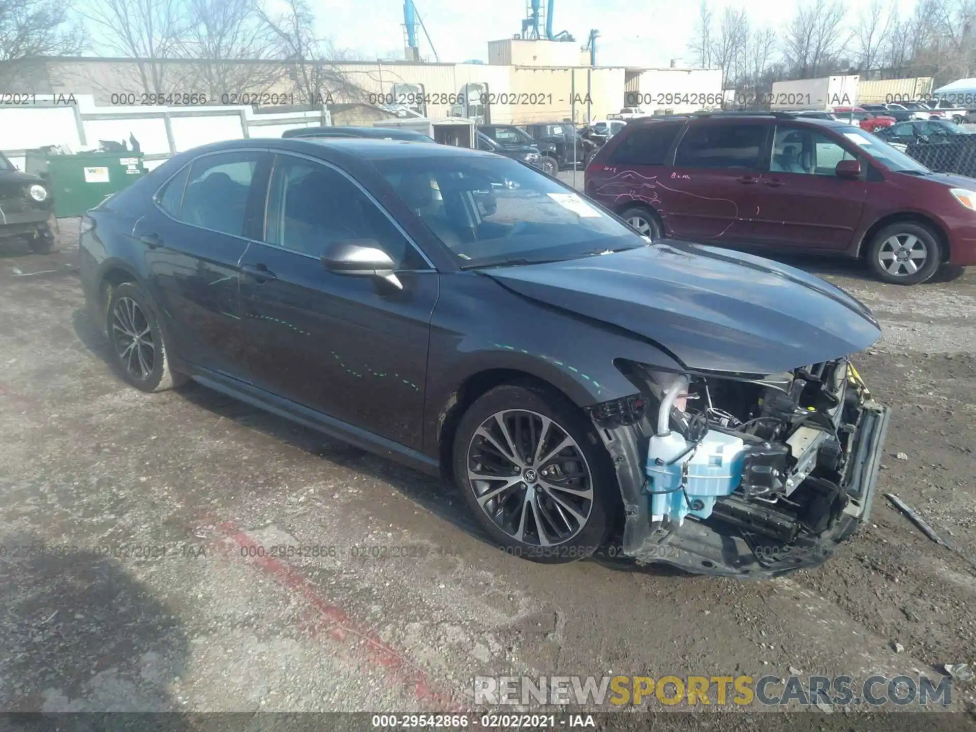 1 Photograph of a damaged car 4T1B11HK0KU763533 TOYOTA CAMRY 2019