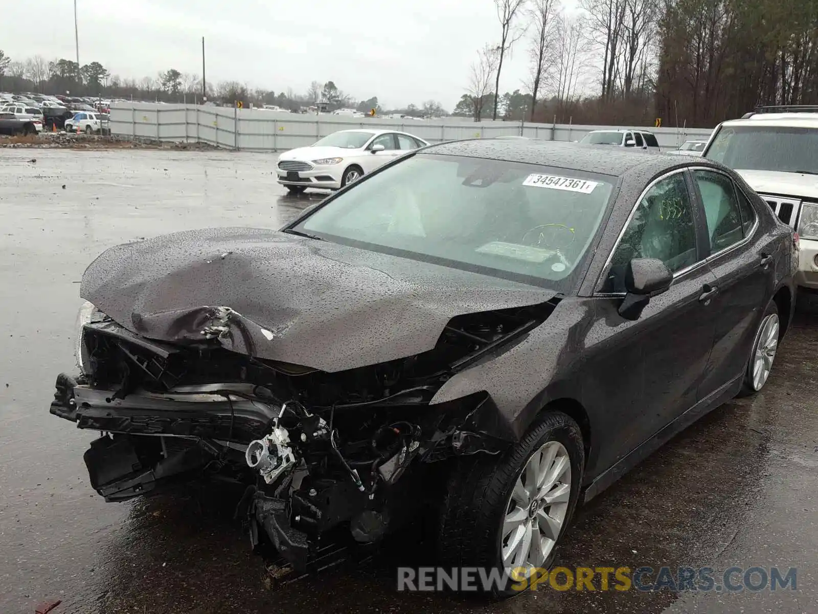 2 Photograph of a damaged car 4T1B11HK0KU768960 TOYOTA CAMRY 2019