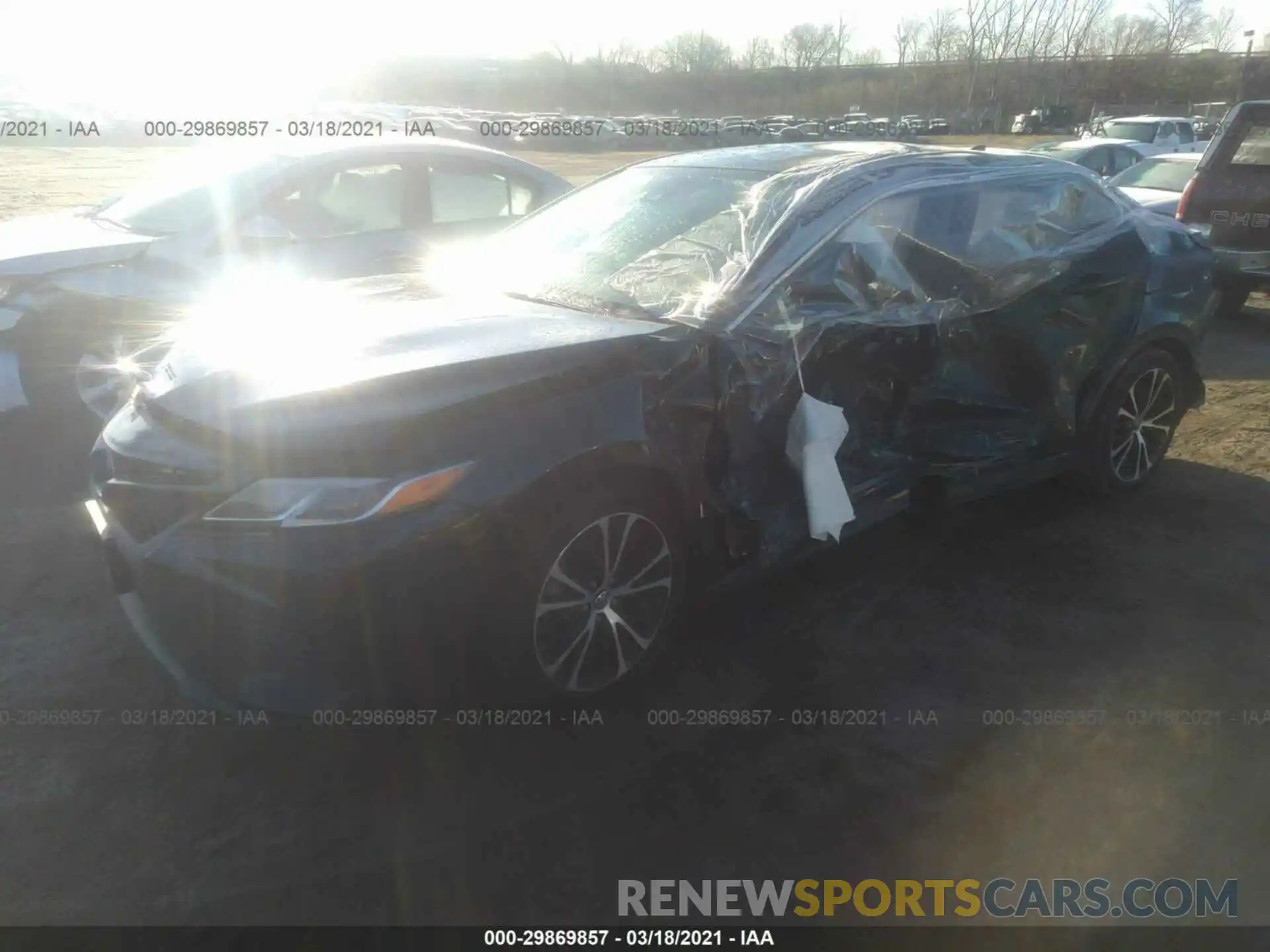 2 Photograph of a damaged car 4T1B11HK0KU770093 TOYOTA CAMRY 2019