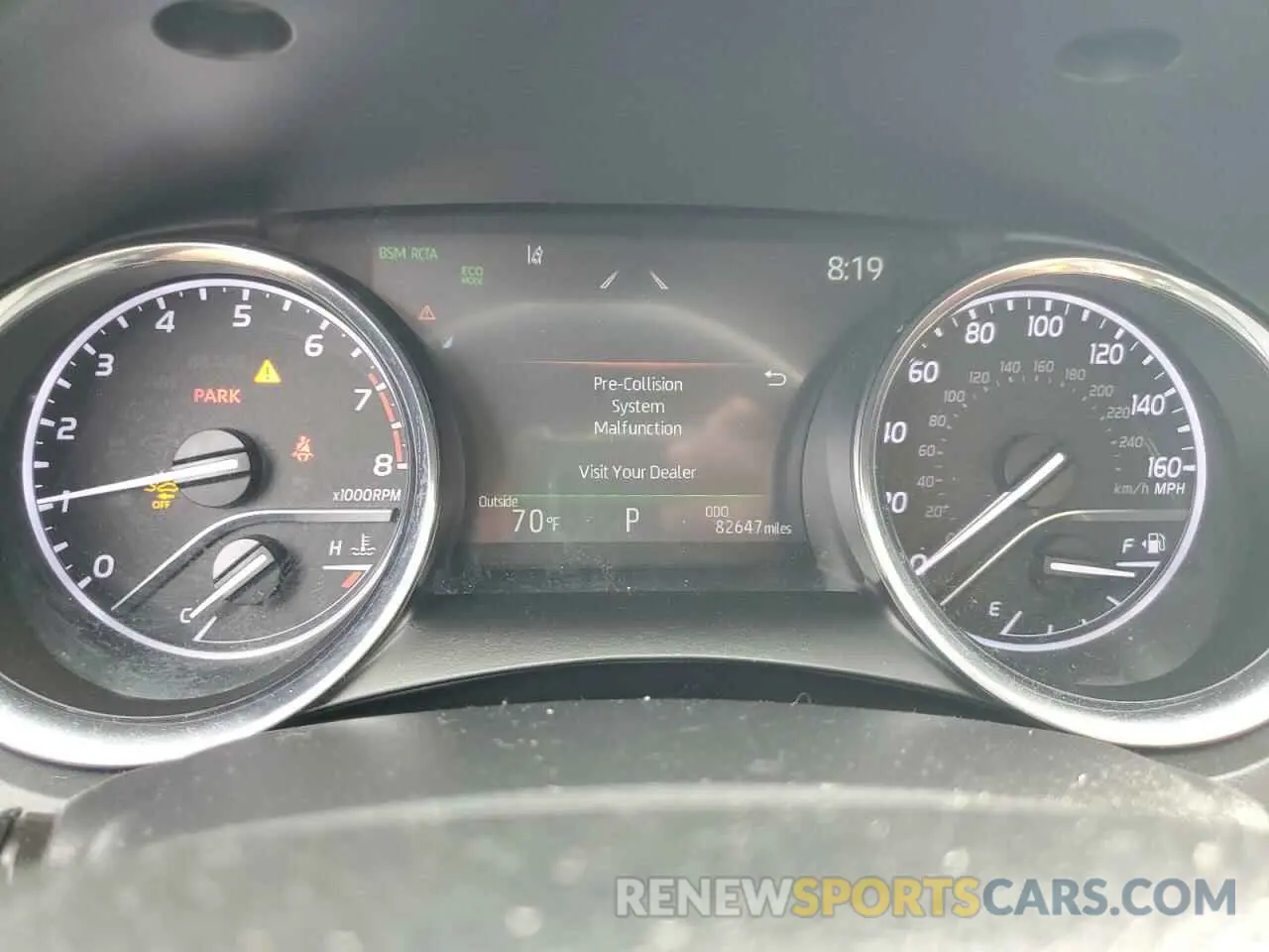 9 Photograph of a damaged car 4T1B11HK0KU772099 TOYOTA CAMRY 2019