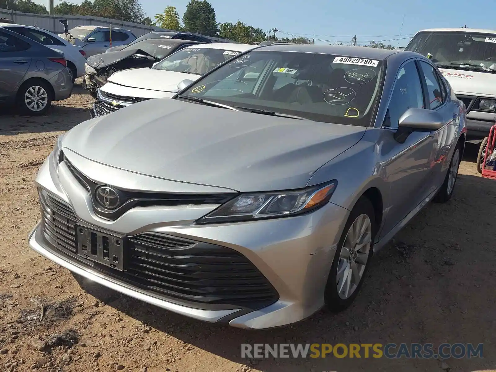 2 Photograph of a damaged car 4T1B11HK0KU772488 TOYOTA CAMRY 2019