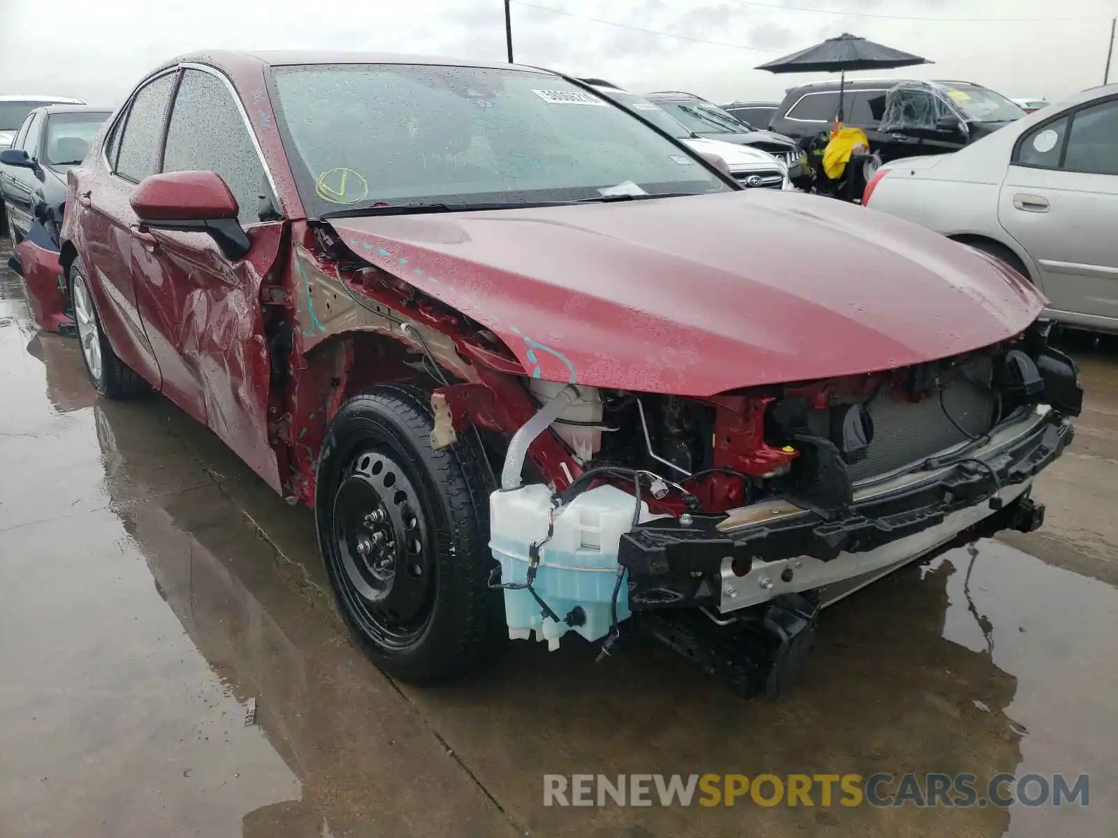 1 Photograph of a damaged car 4T1B11HK0KU776475 TOYOTA CAMRY 2019