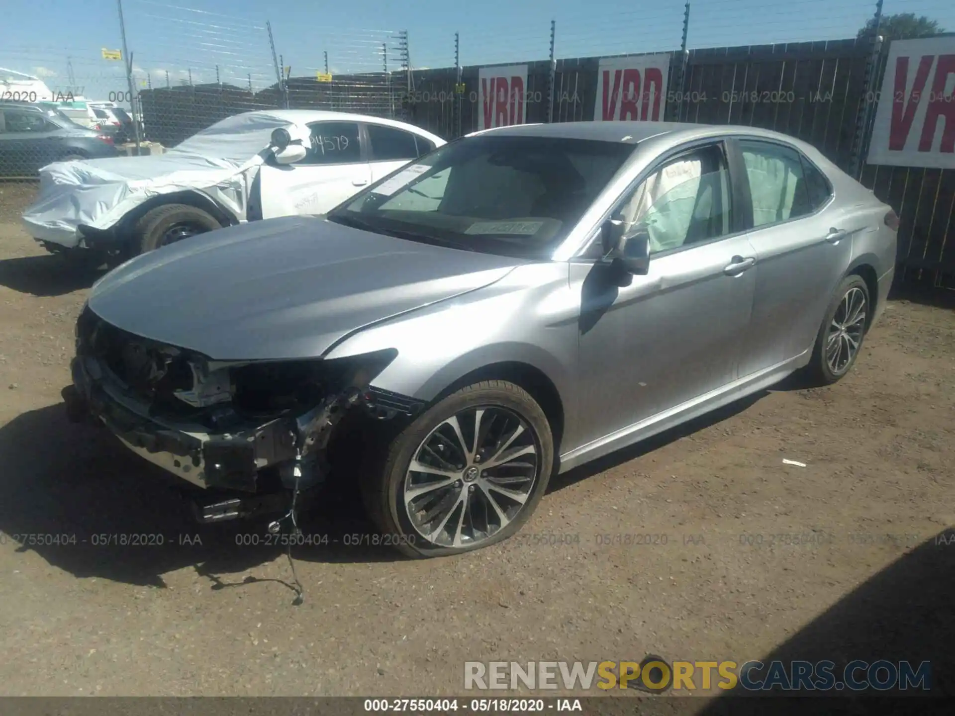 2 Photograph of a damaged car 4T1B11HK0KU778498 TOYOTA CAMRY 2019