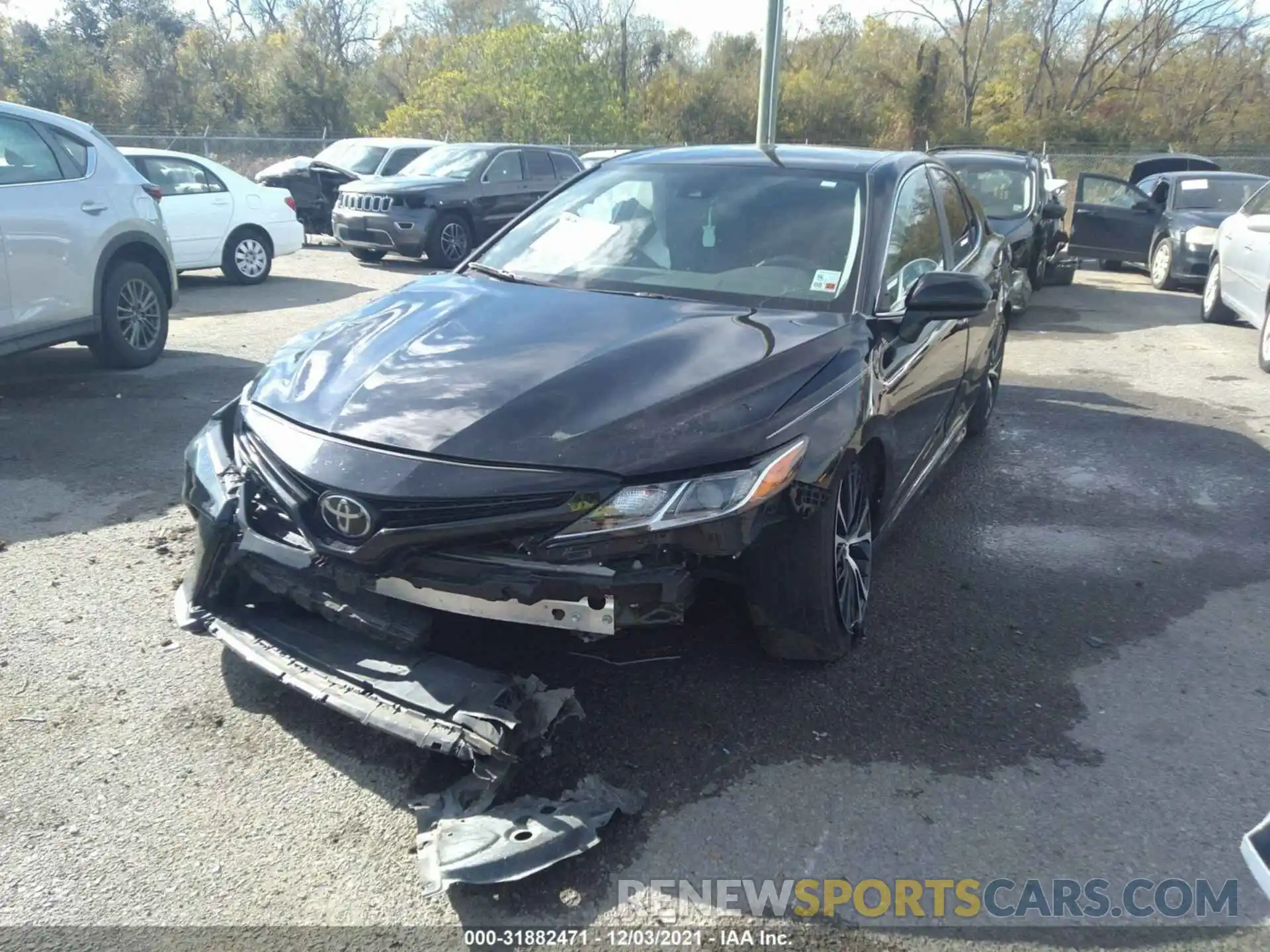 2 Photograph of a damaged car 4T1B11HK0KU779571 TOYOTA CAMRY 2019