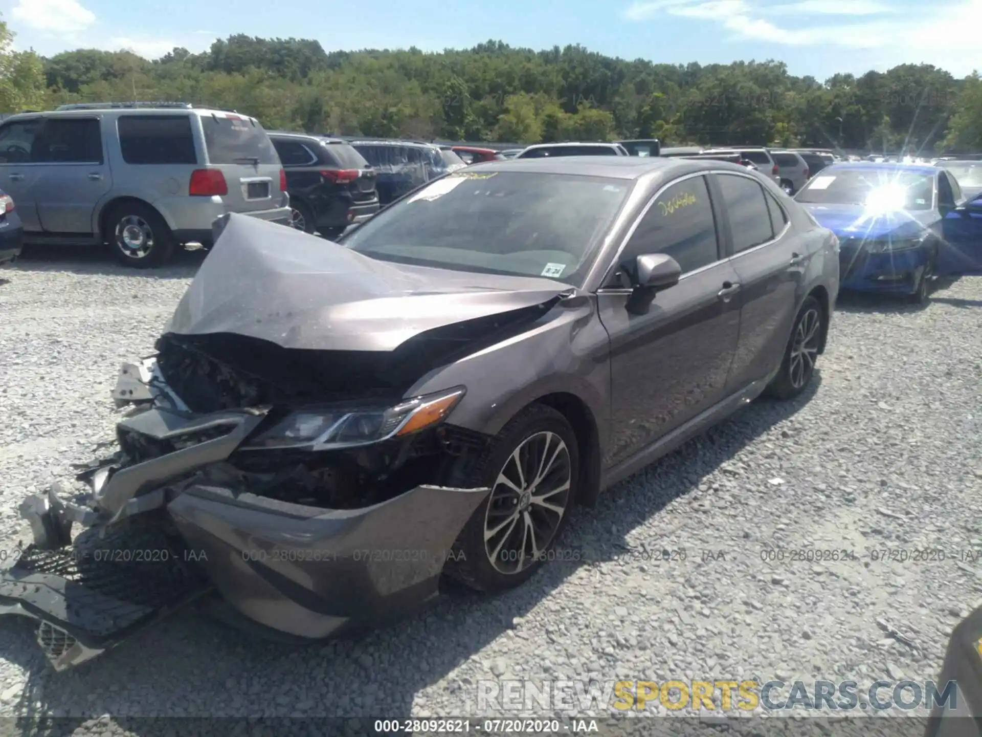 2 Photograph of a damaged car 4T1B11HK0KU783314 TOYOTA CAMRY 2019