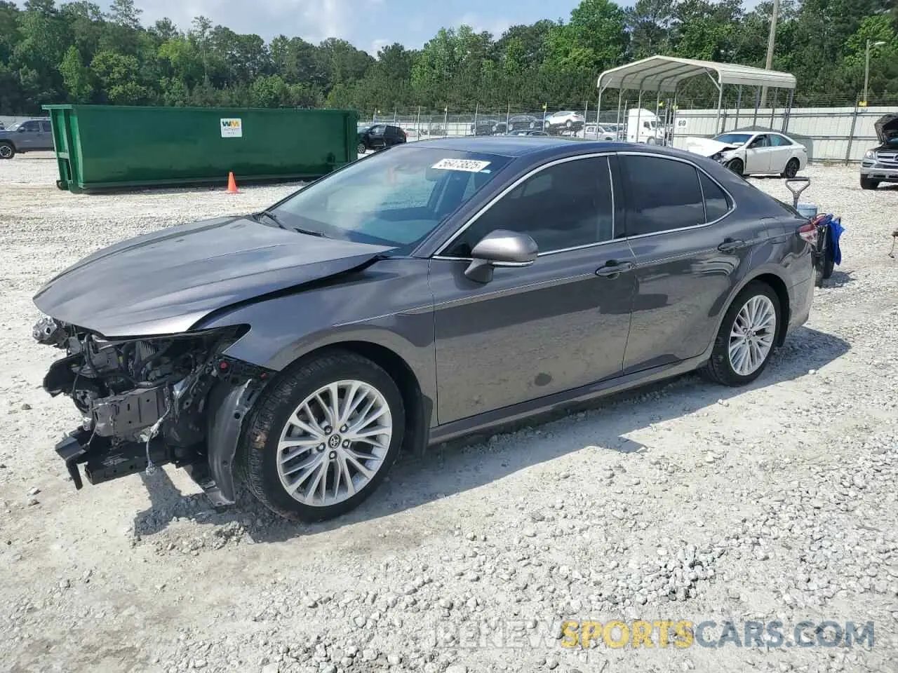 1 Photograph of a damaged car 4T1B11HK0KU783538 TOYOTA CAMRY 2019