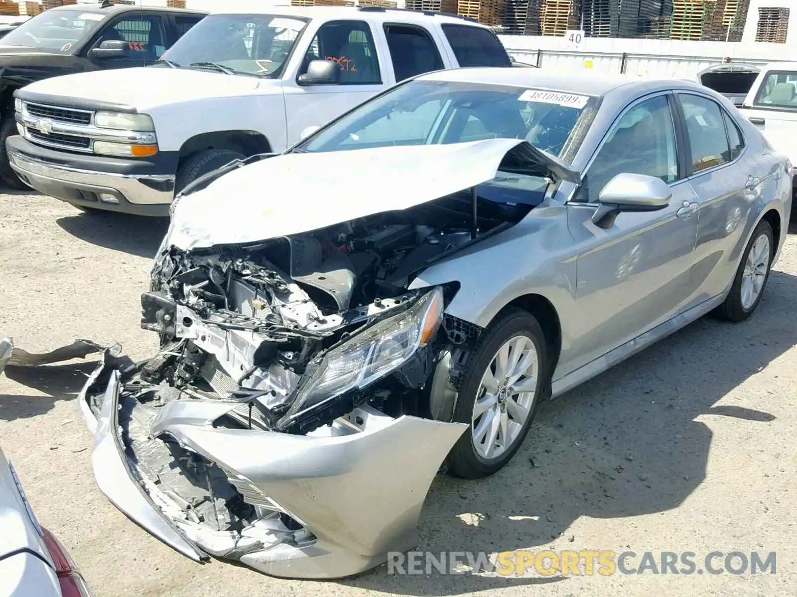 2 Photograph of a damaged car 4T1B11HK0KU785645 TOYOTA CAMRY 2019