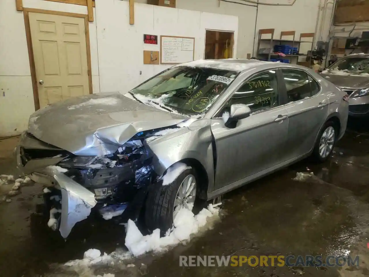 2 Photograph of a damaged car 4T1B11HK0KU798055 TOYOTA CAMRY 2019