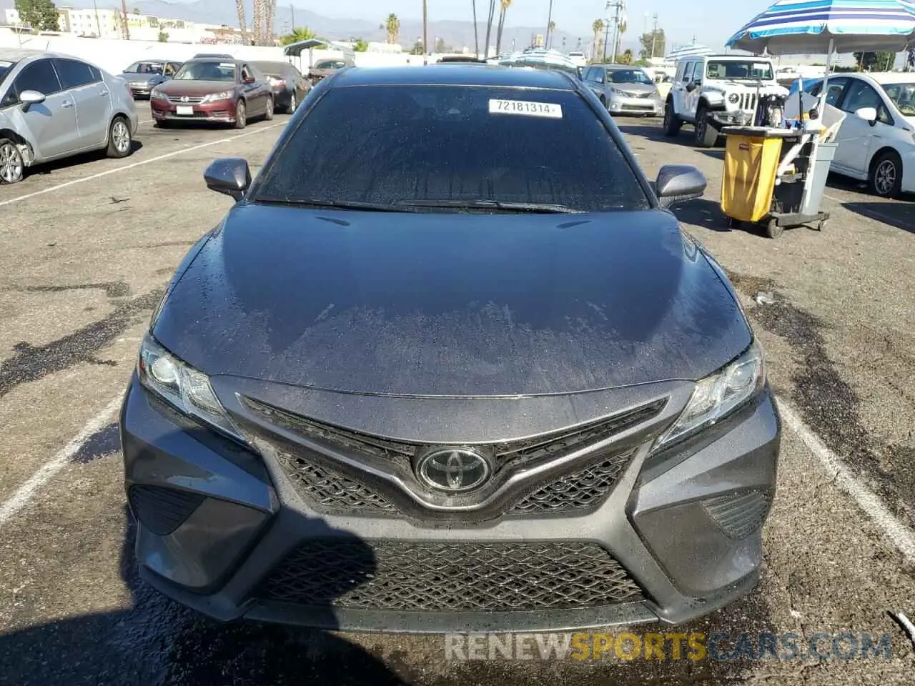 5 Photograph of a damaged car 4T1B11HK0KU804940 TOYOTA CAMRY 2019