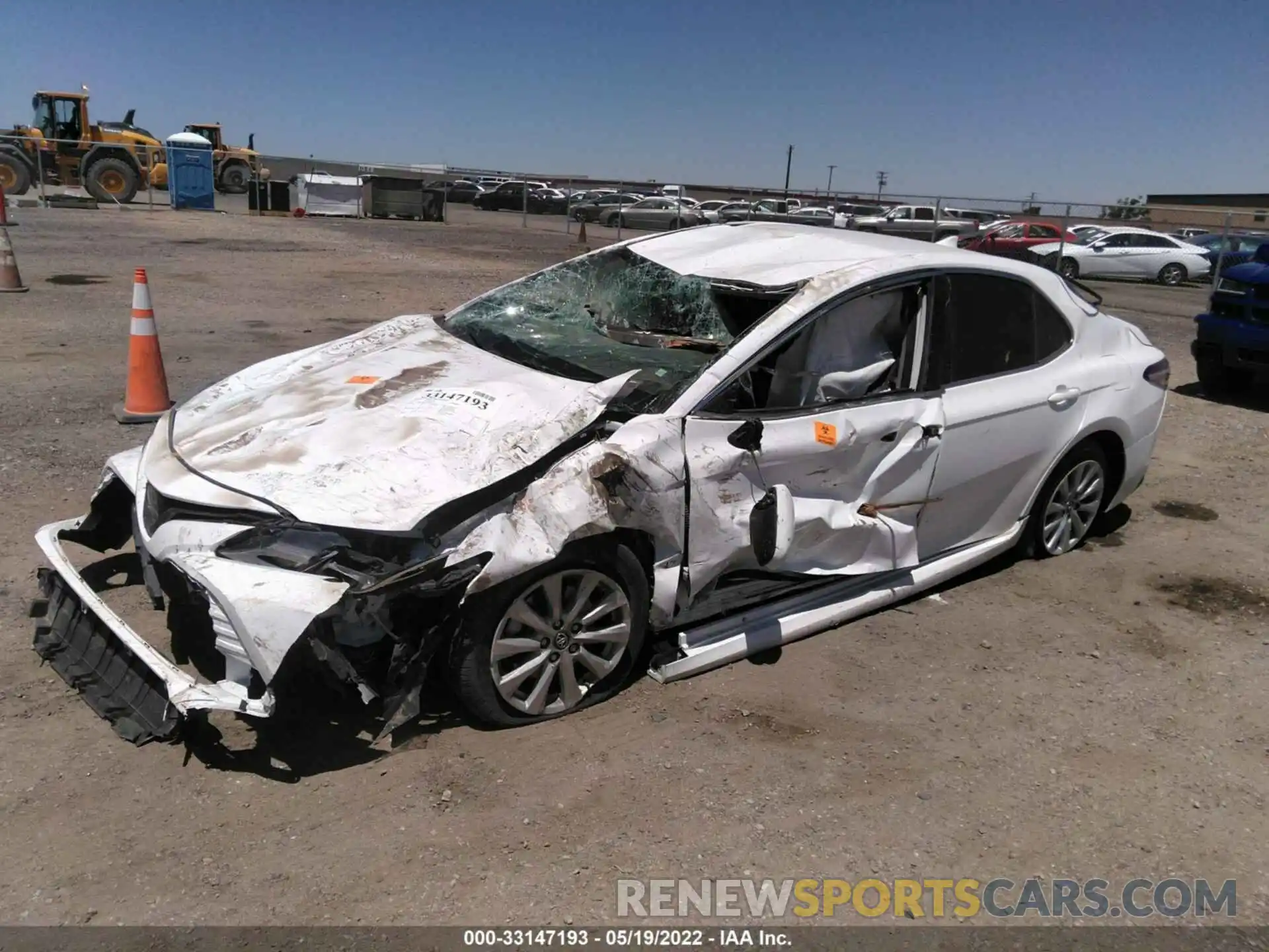 2 Photograph of a damaged car 4T1B11HK0KU809183 TOYOTA CAMRY 2019