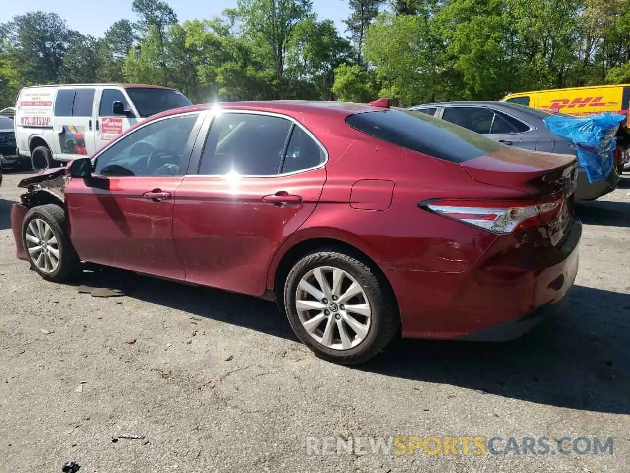 2 Photograph of a damaged car 4T1B11HK0KU810494 TOYOTA CAMRY 2019