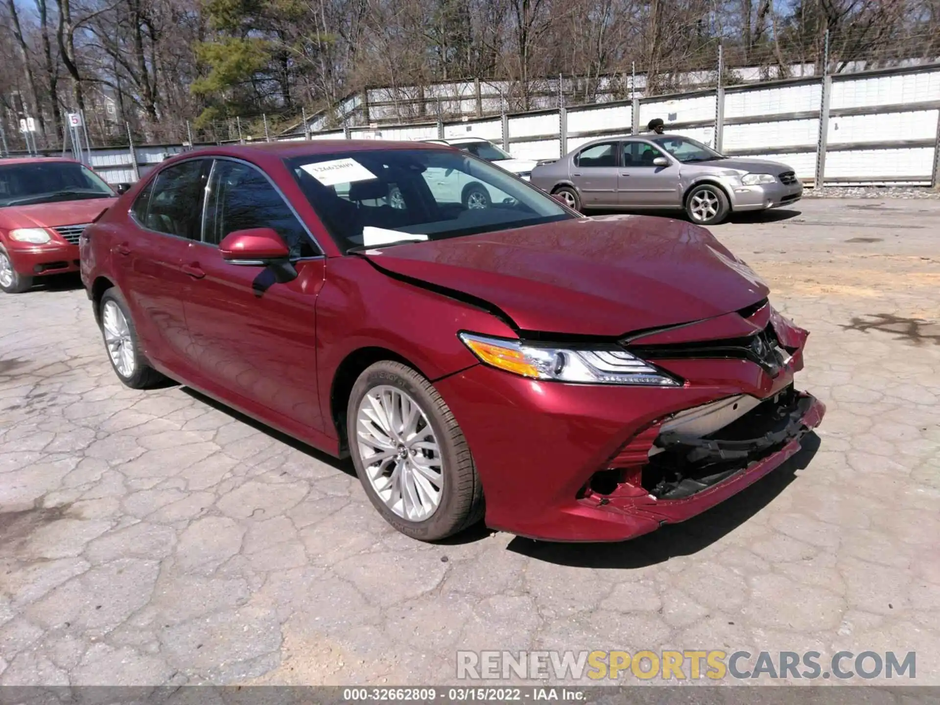 1 Photograph of a damaged car 4T1B11HK0KU811029 TOYOTA CAMRY 2019