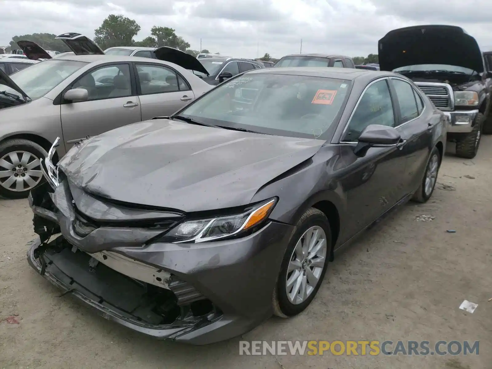 2 Photograph of a damaged car 4T1B11HK0KU815288 TOYOTA CAMRY 2019