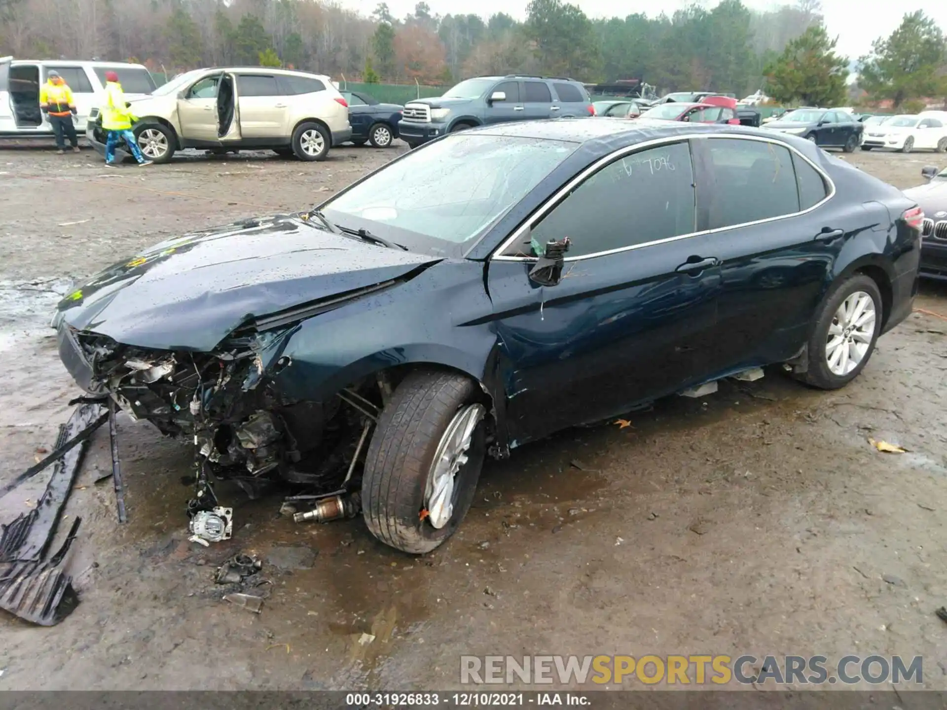 2 Photograph of a damaged car 4T1B11HK0KU817378 TOYOTA CAMRY 2019