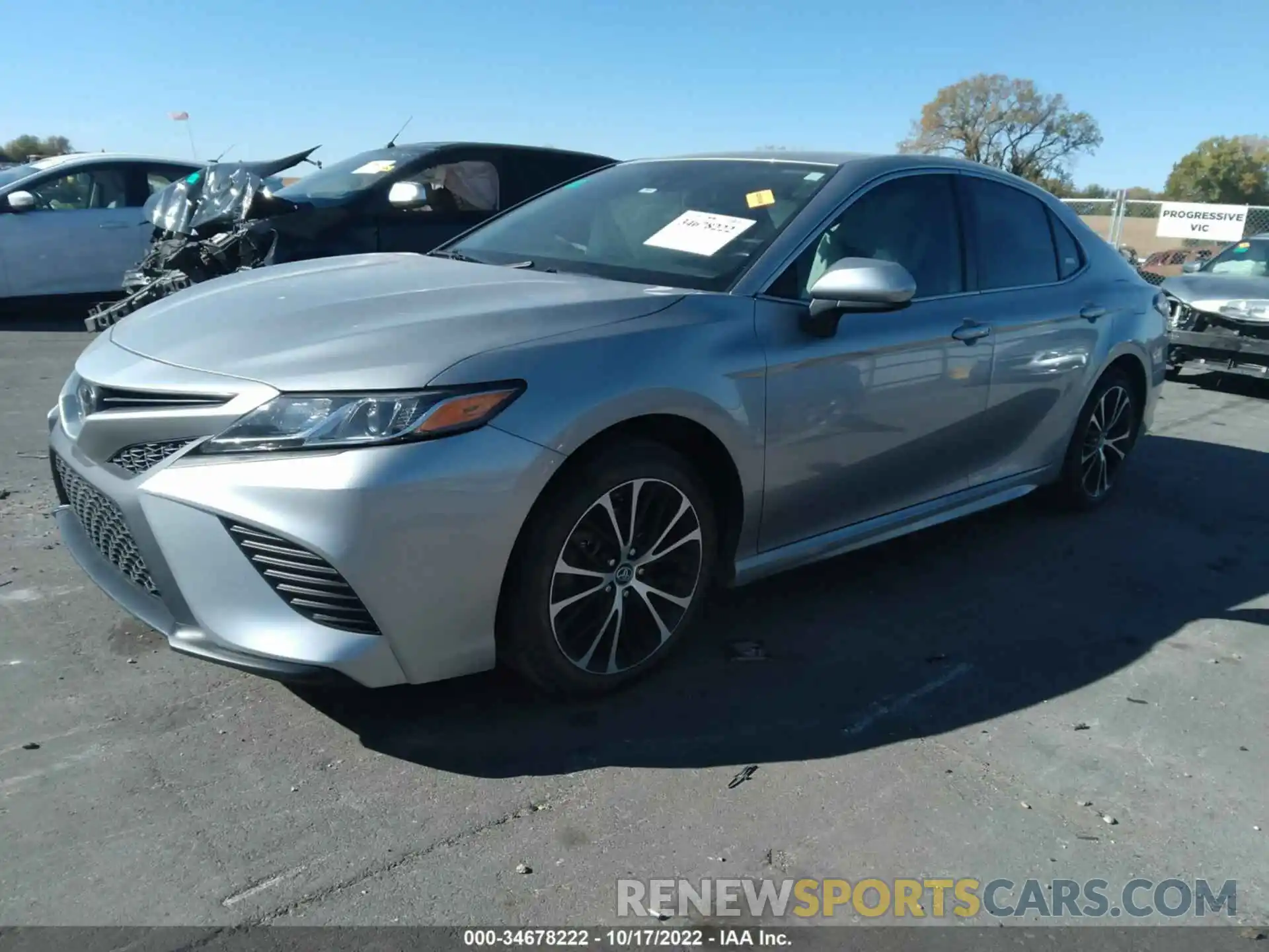 2 Photograph of a damaged car 4T1B11HK0KU838957 TOYOTA CAMRY 2019