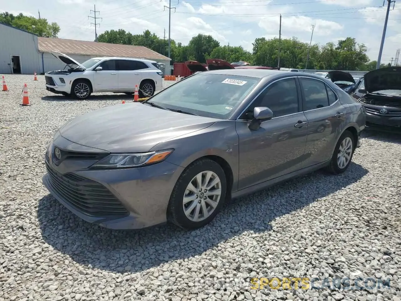 1 Photograph of a damaged car 4T1B11HK0KU843138 TOYOTA CAMRY 2019