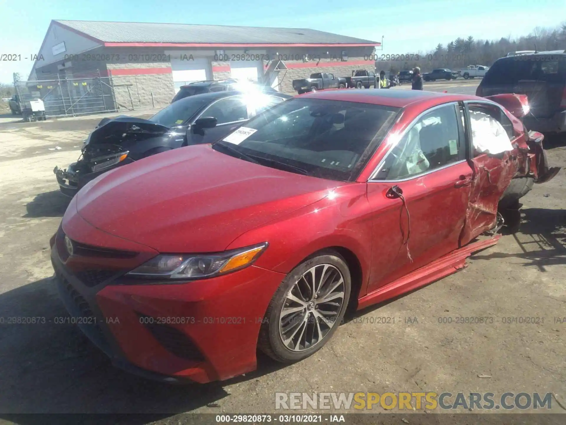 2 Photograph of a damaged car 4T1B11HK1KU170229 TOYOTA CAMRY 2019