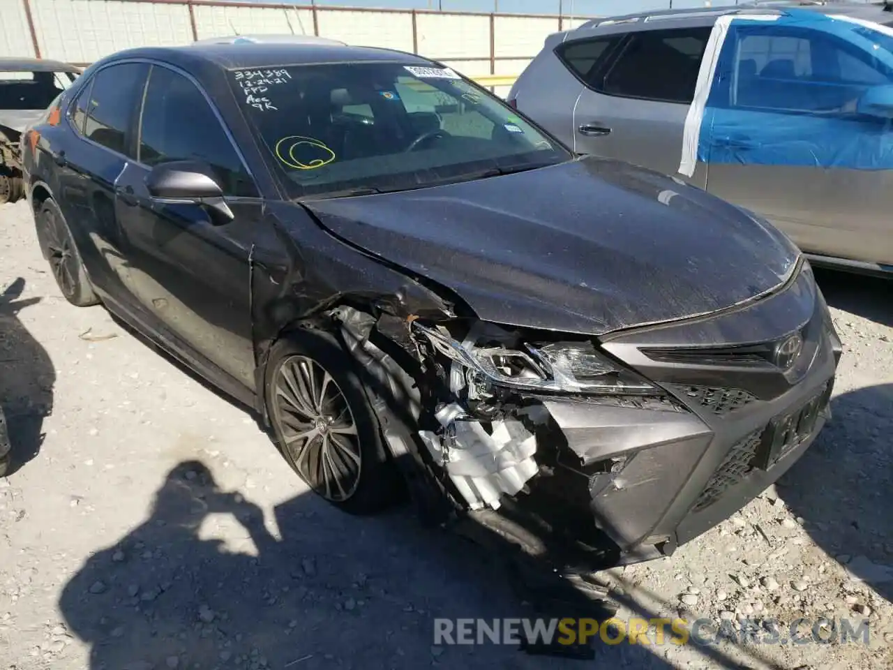 1 Photograph of a damaged car 4T1B11HK1KU176371 TOYOTA CAMRY 2019