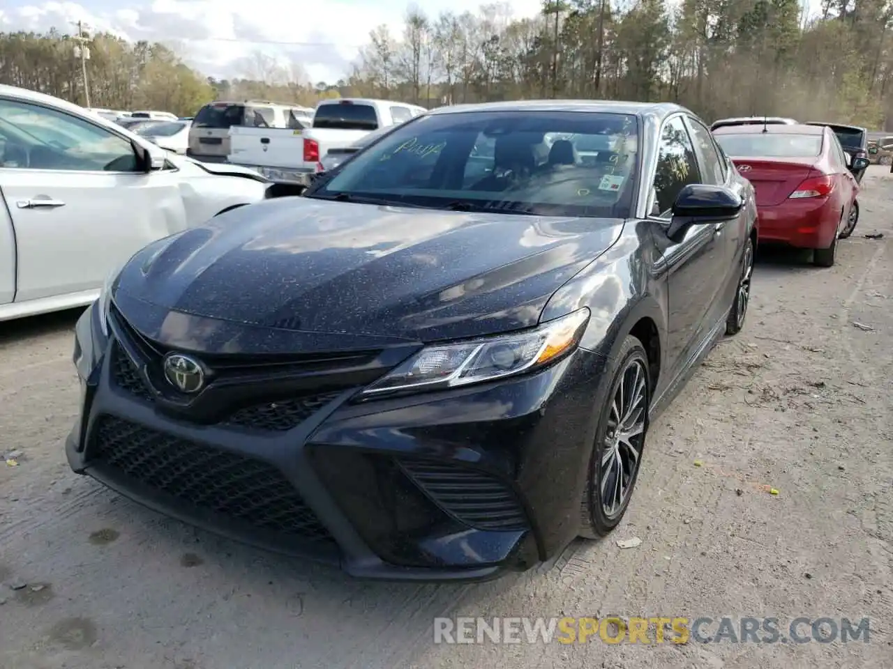 2 Photograph of a damaged car 4T1B11HK1KU183935 TOYOTA CAMRY 2019