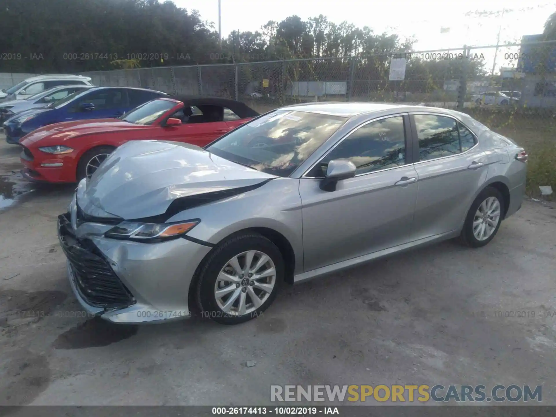 2 Photograph of a damaged car 4T1B11HK1KU185474 TOYOTA CAMRY 2019