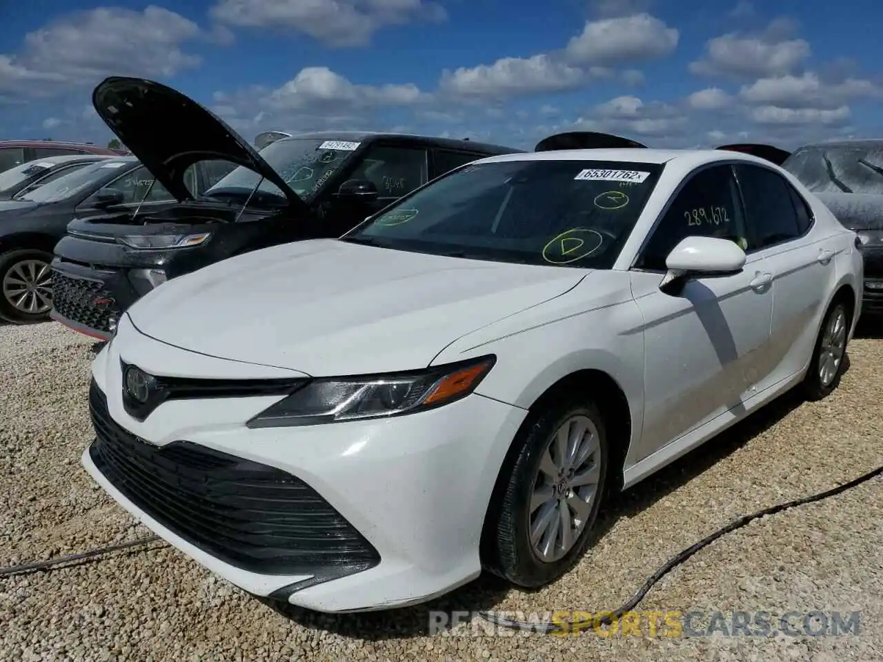 2 Photograph of a damaged car 4T1B11HK1KU185765 TOYOTA CAMRY 2019