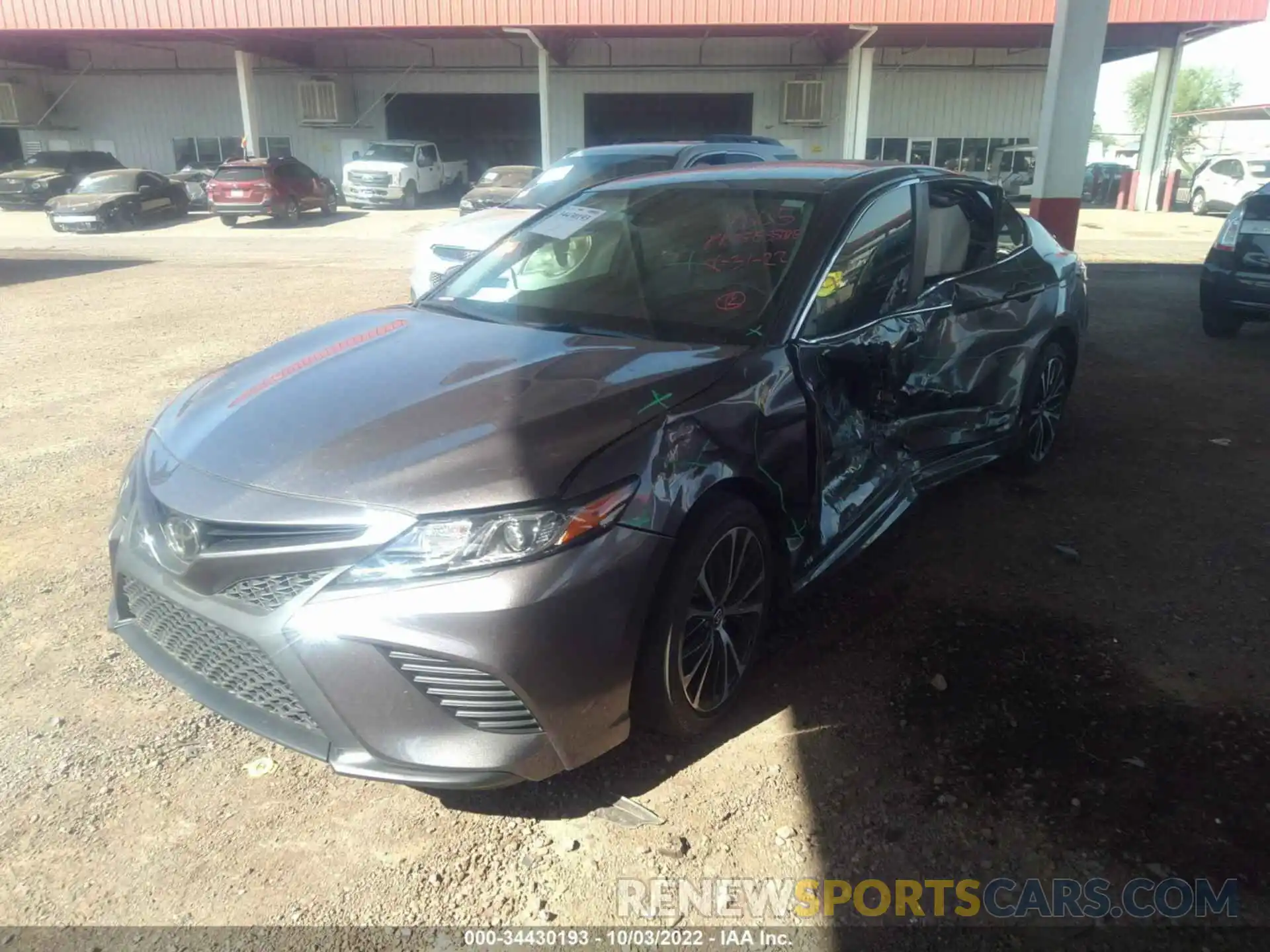 2 Photograph of a damaged car 4T1B11HK1KU188701 TOYOTA CAMRY 2019