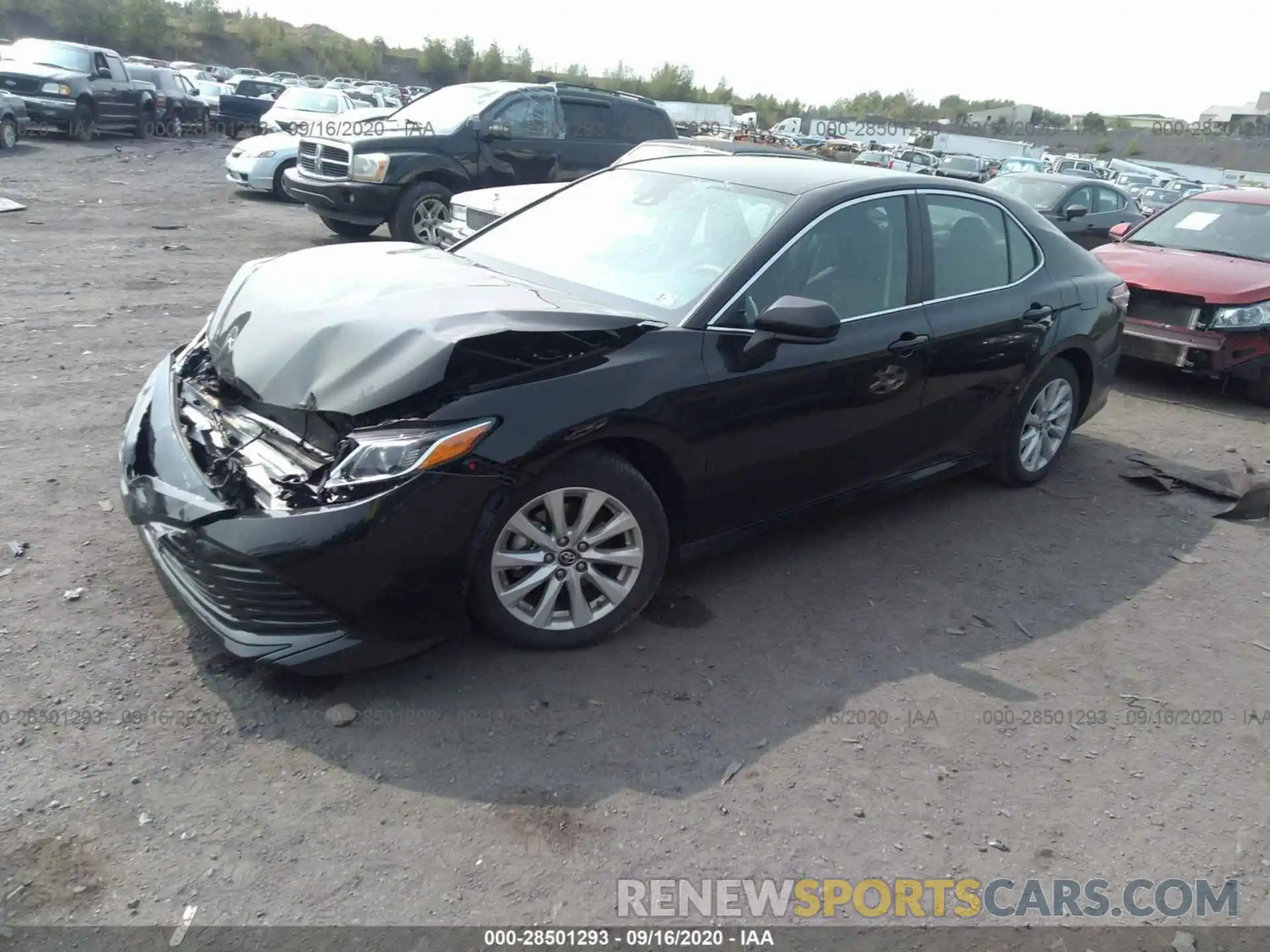 2 Photograph of a damaged car 4T1B11HK1KU196653 TOYOTA CAMRY 2019