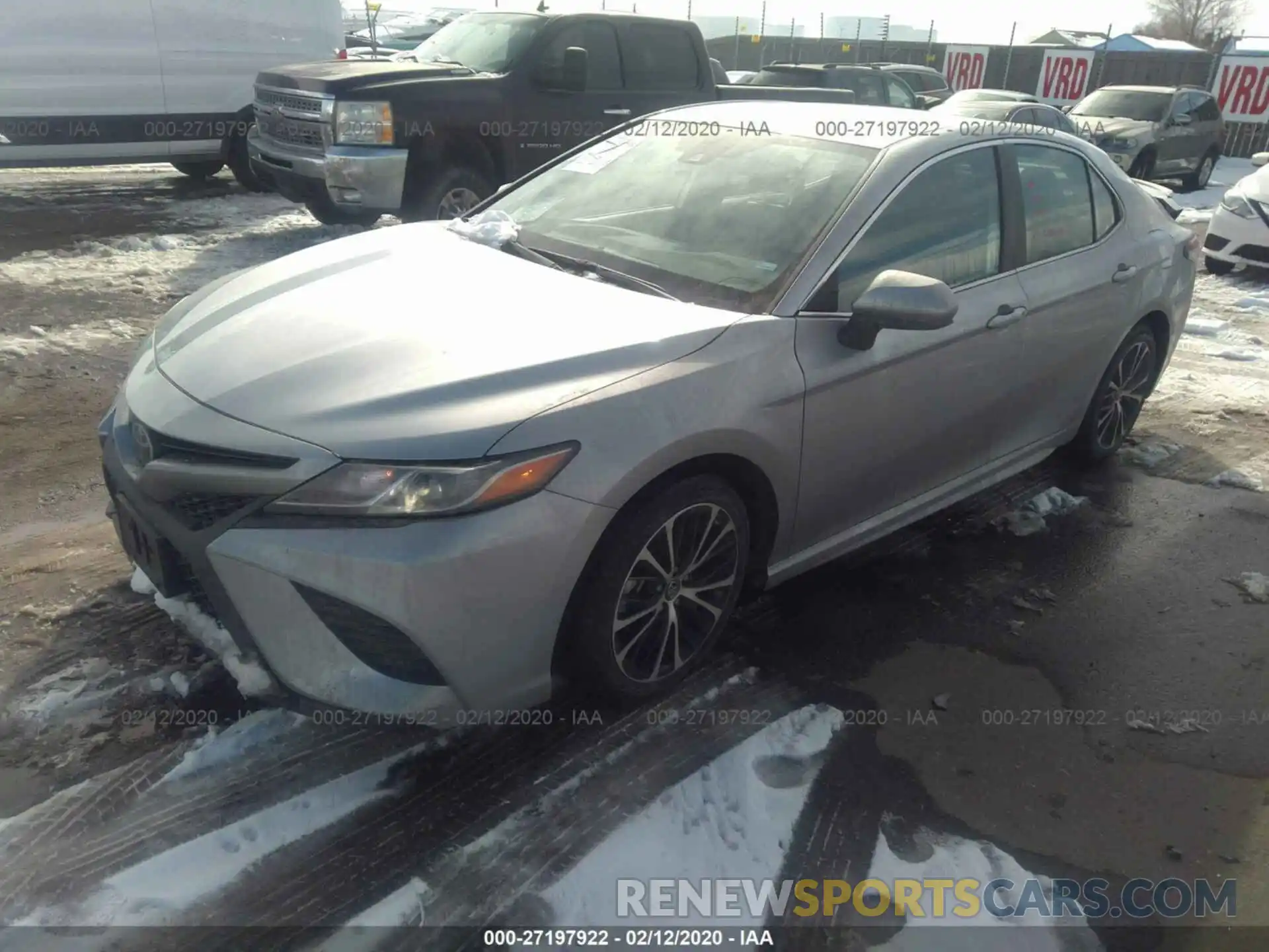 2 Photograph of a damaged car 4T1B11HK1KU201172 TOYOTA CAMRY 2019