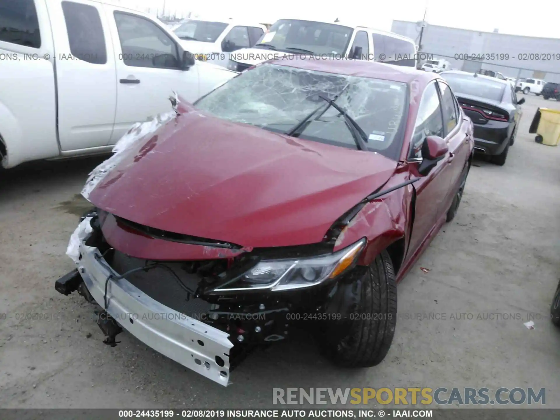 2 Photograph of a damaged car 4T1B11HK1KU204041 TOYOTA CAMRY 2019