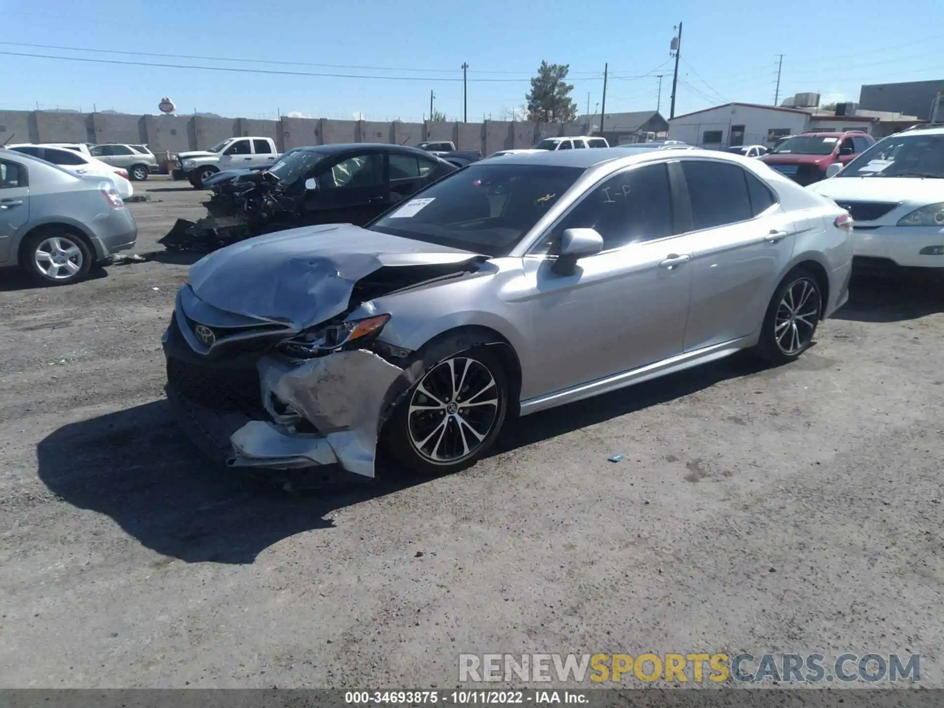 2 Photograph of a damaged car 4T1B11HK1KU205061 TOYOTA CAMRY 2019