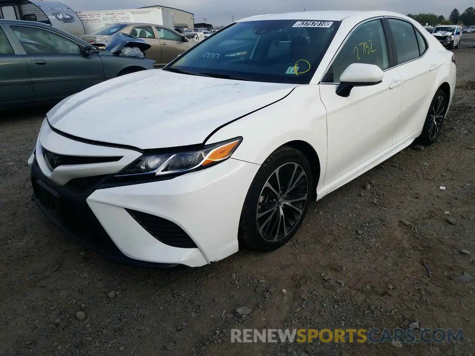 2 Photograph of a damaged car 4T1B11HK1KU206212 TOYOTA CAMRY 2019