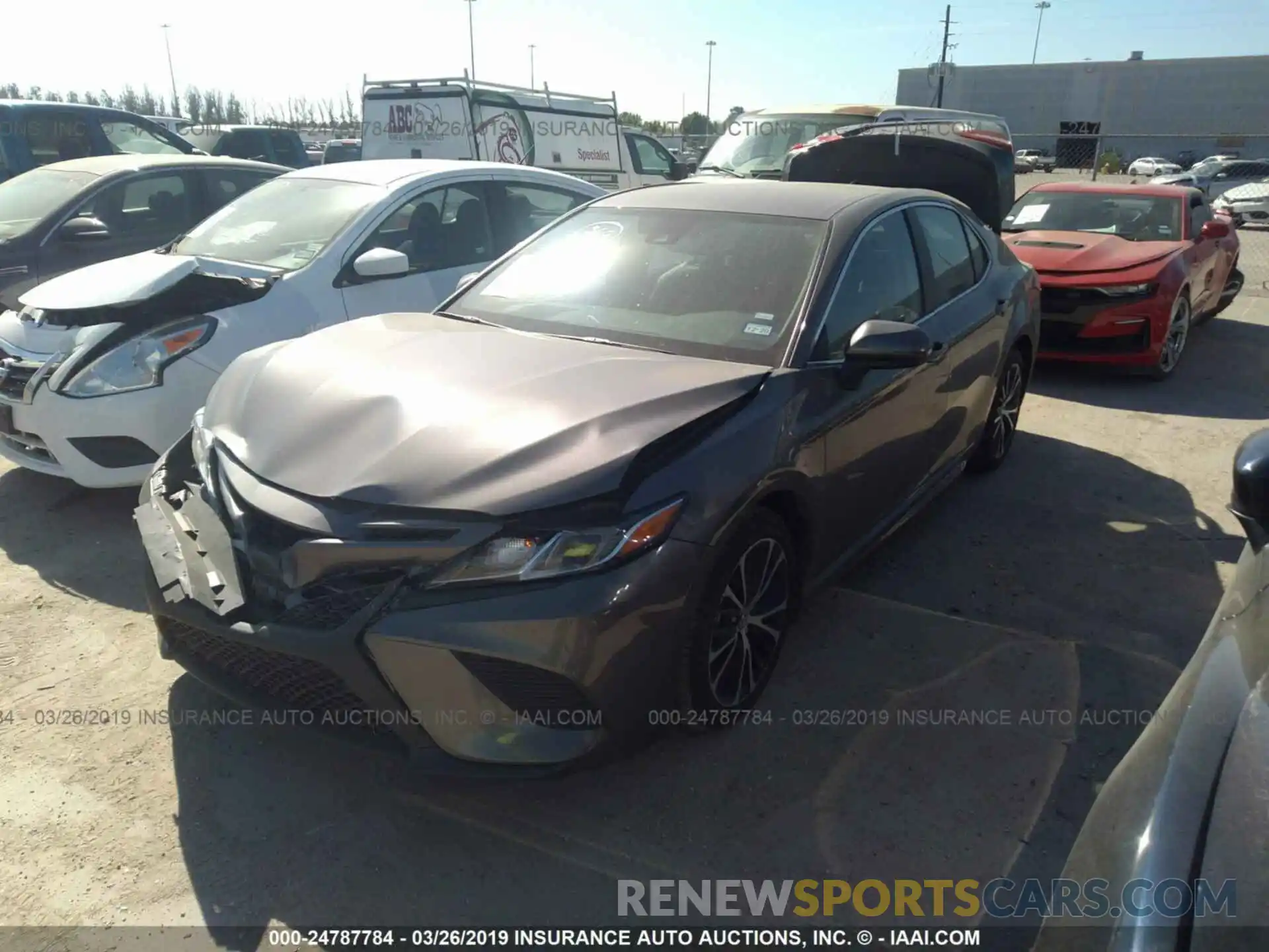 2 Photograph of a damaged car 4T1B11HK1KU206792 TOYOTA CAMRY 2019