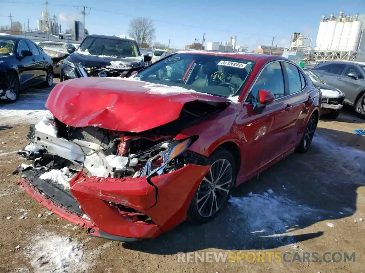 2 Photograph of a damaged car 4T1B11HK1KU210471 TOYOTA CAMRY 2019