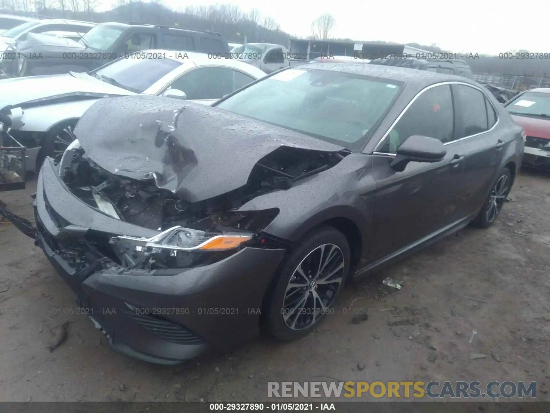 2 Photograph of a damaged car 4T1B11HK1KU213029 TOYOTA CAMRY 2019