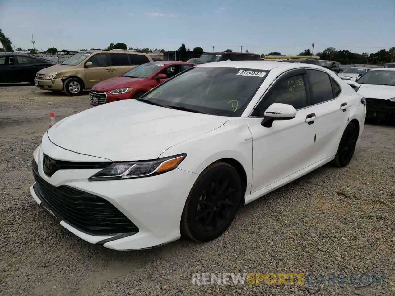 2 Photograph of a damaged car 4T1B11HK1KU216383 TOYOTA CAMRY 2019