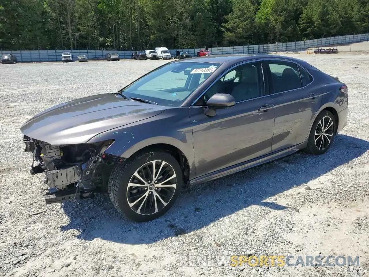 1 Photograph of a damaged car 4T1B11HK1KU222927 TOYOTA CAMRY 2019