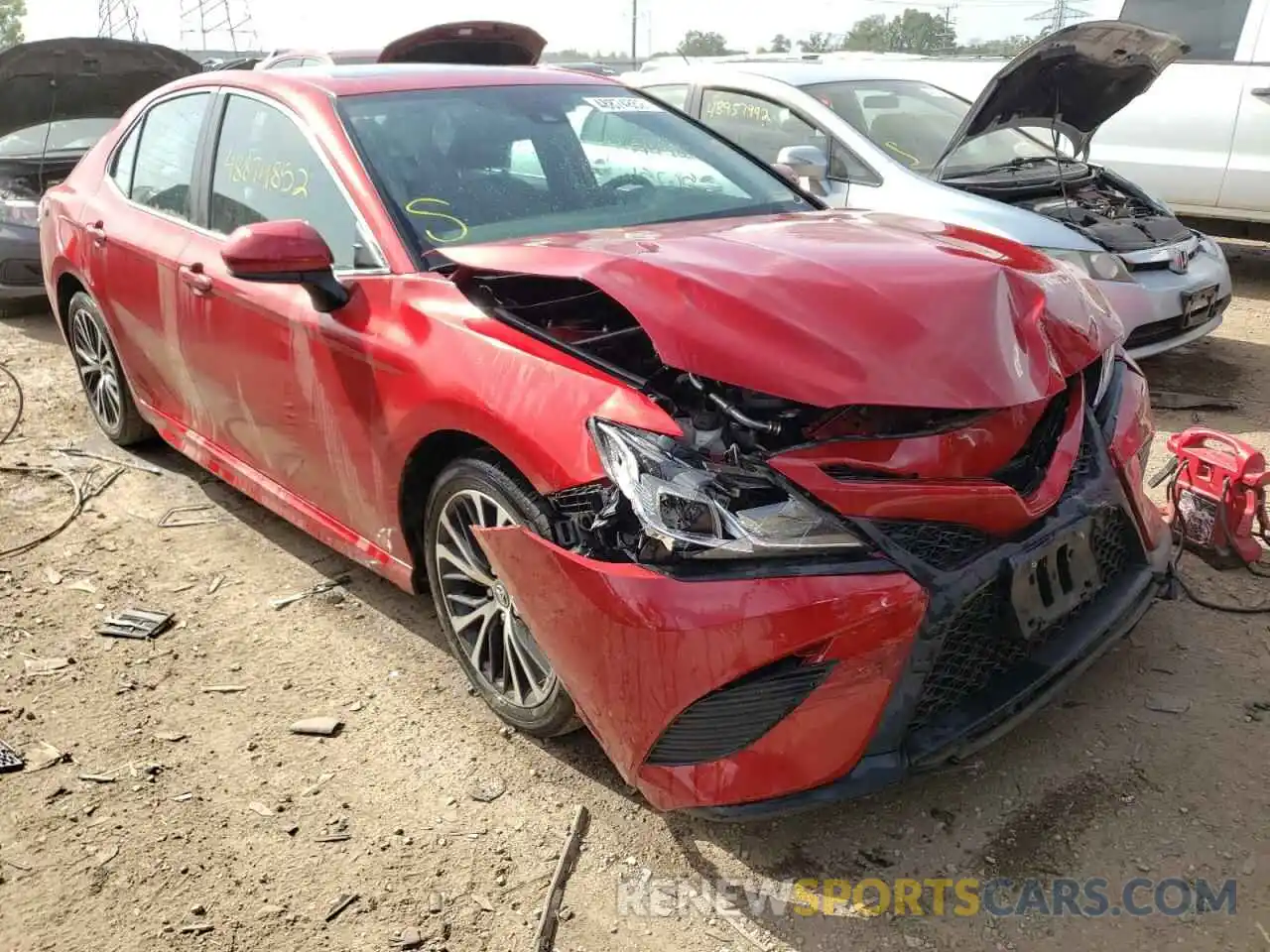 1 Photograph of a damaged car 4T1B11HK1KU224340 TOYOTA CAMRY 2019