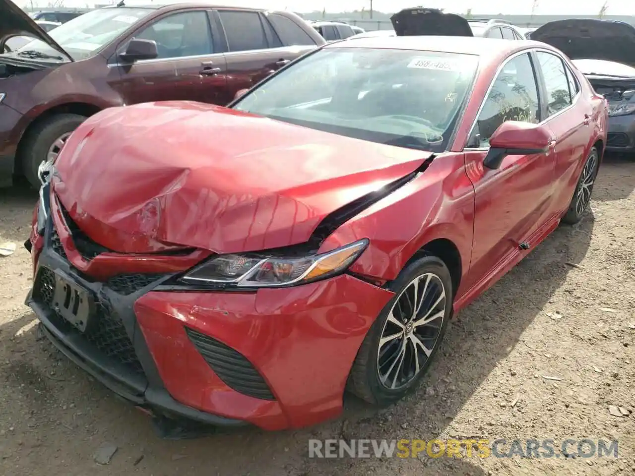 2 Photograph of a damaged car 4T1B11HK1KU224340 TOYOTA CAMRY 2019