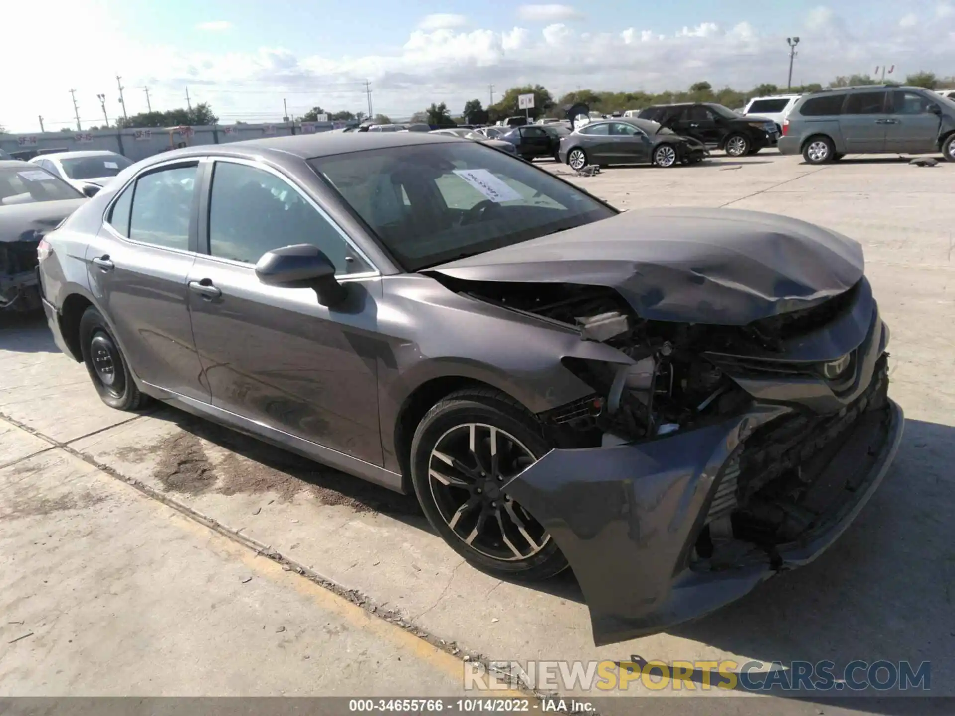 1 Photograph of a damaged car 4T1B11HK1KU227805 TOYOTA CAMRY 2019