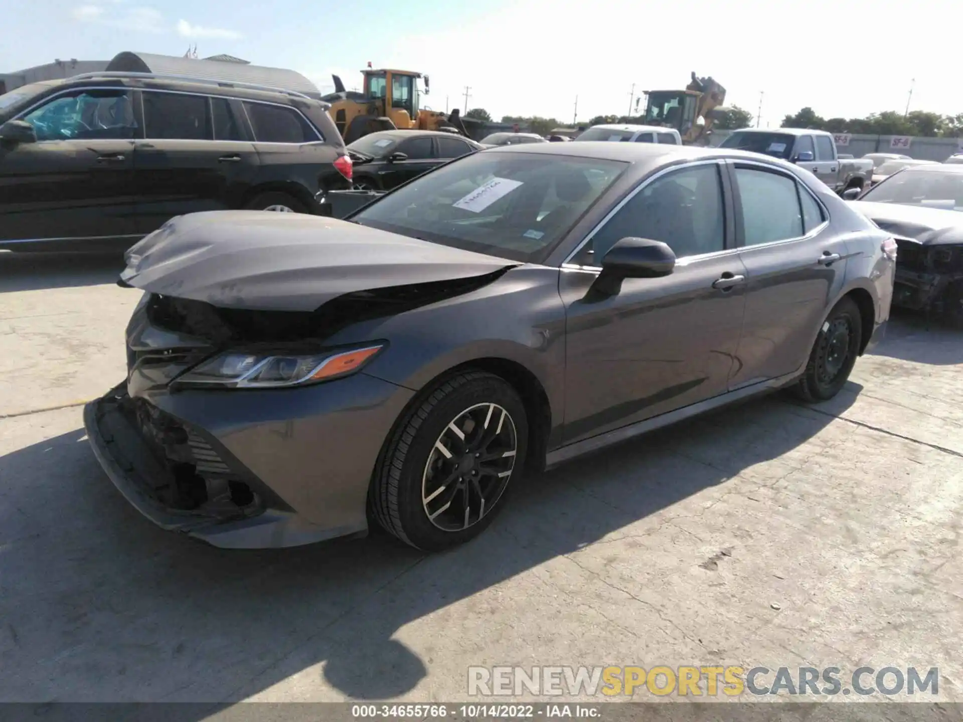 2 Photograph of a damaged car 4T1B11HK1KU227805 TOYOTA CAMRY 2019