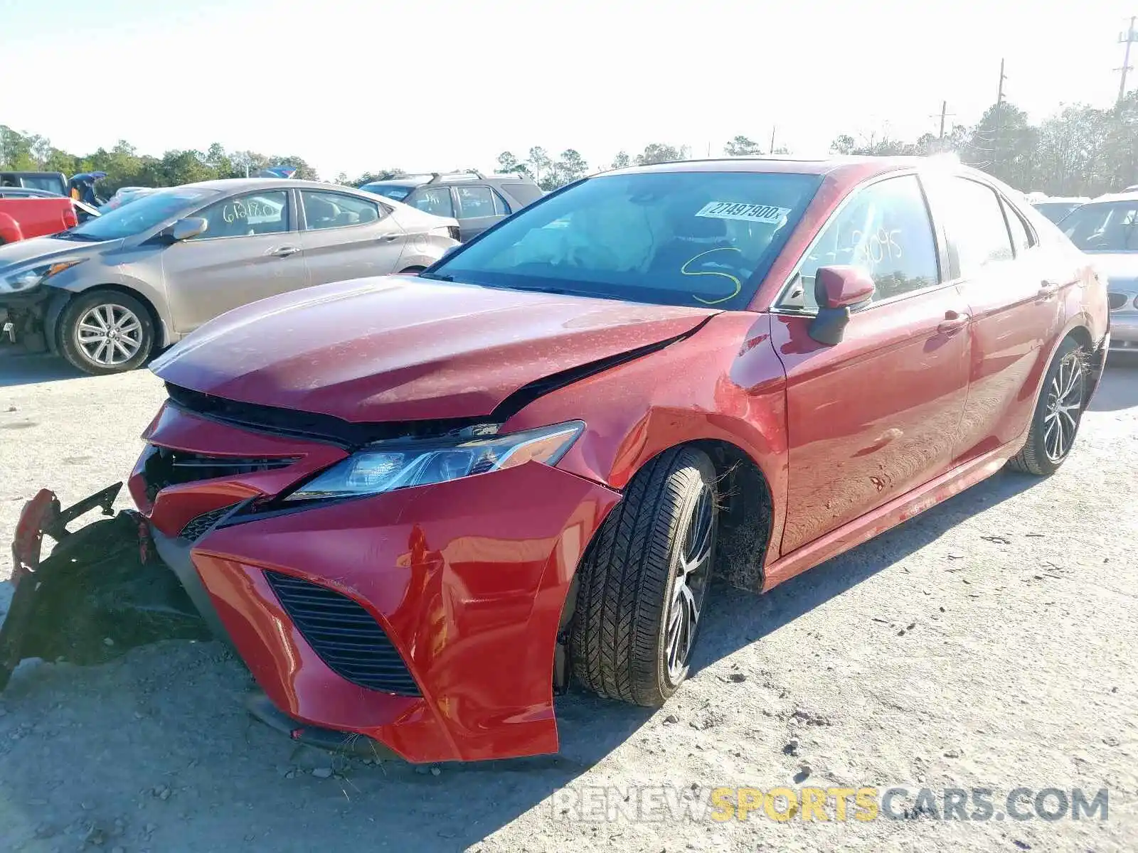 2 Photograph of a damaged car 4T1B11HK1KU228176 TOYOTA CAMRY 2019