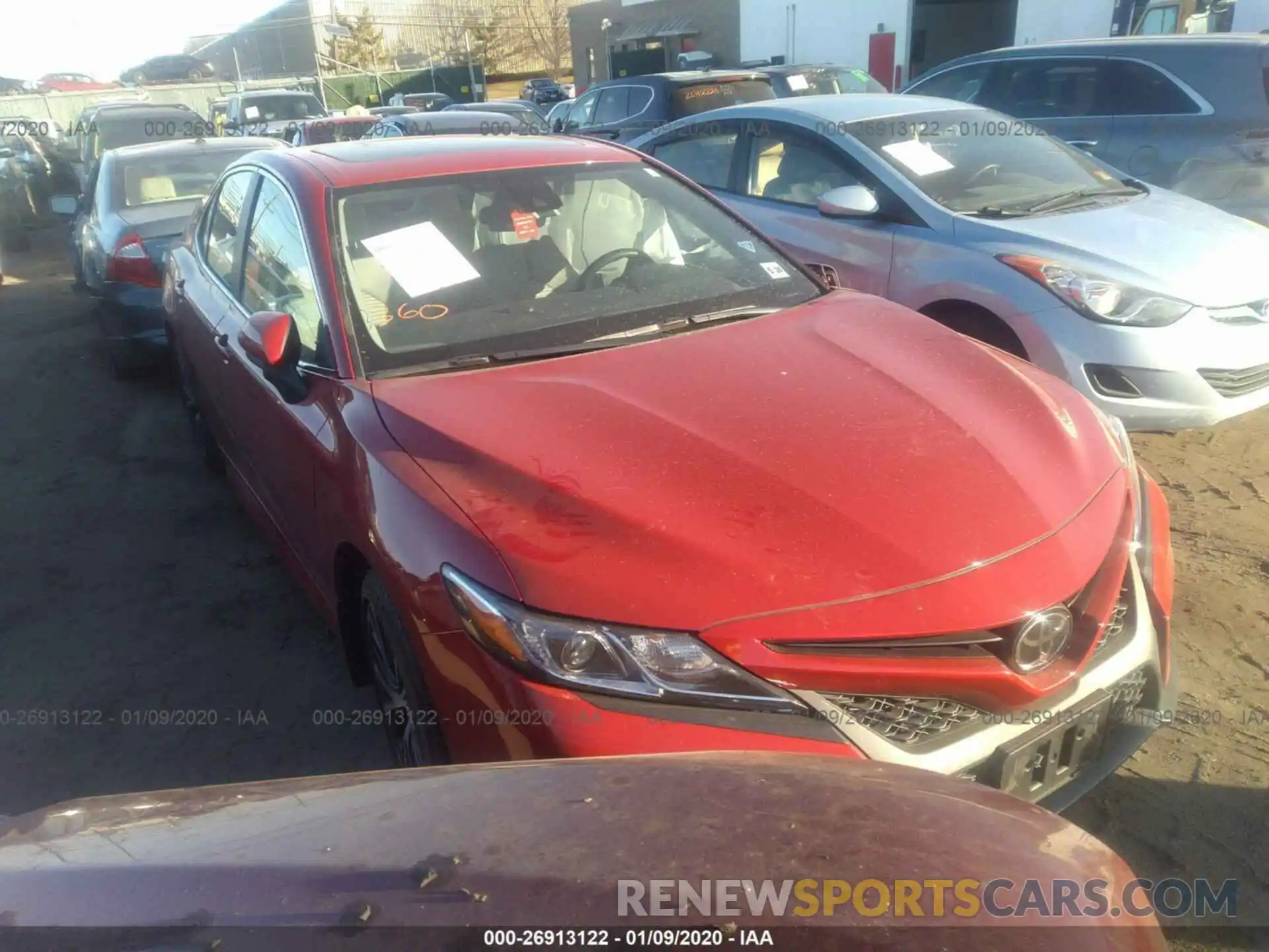 1 Photograph of a damaged car 4T1B11HK1KU233006 TOYOTA CAMRY 2019