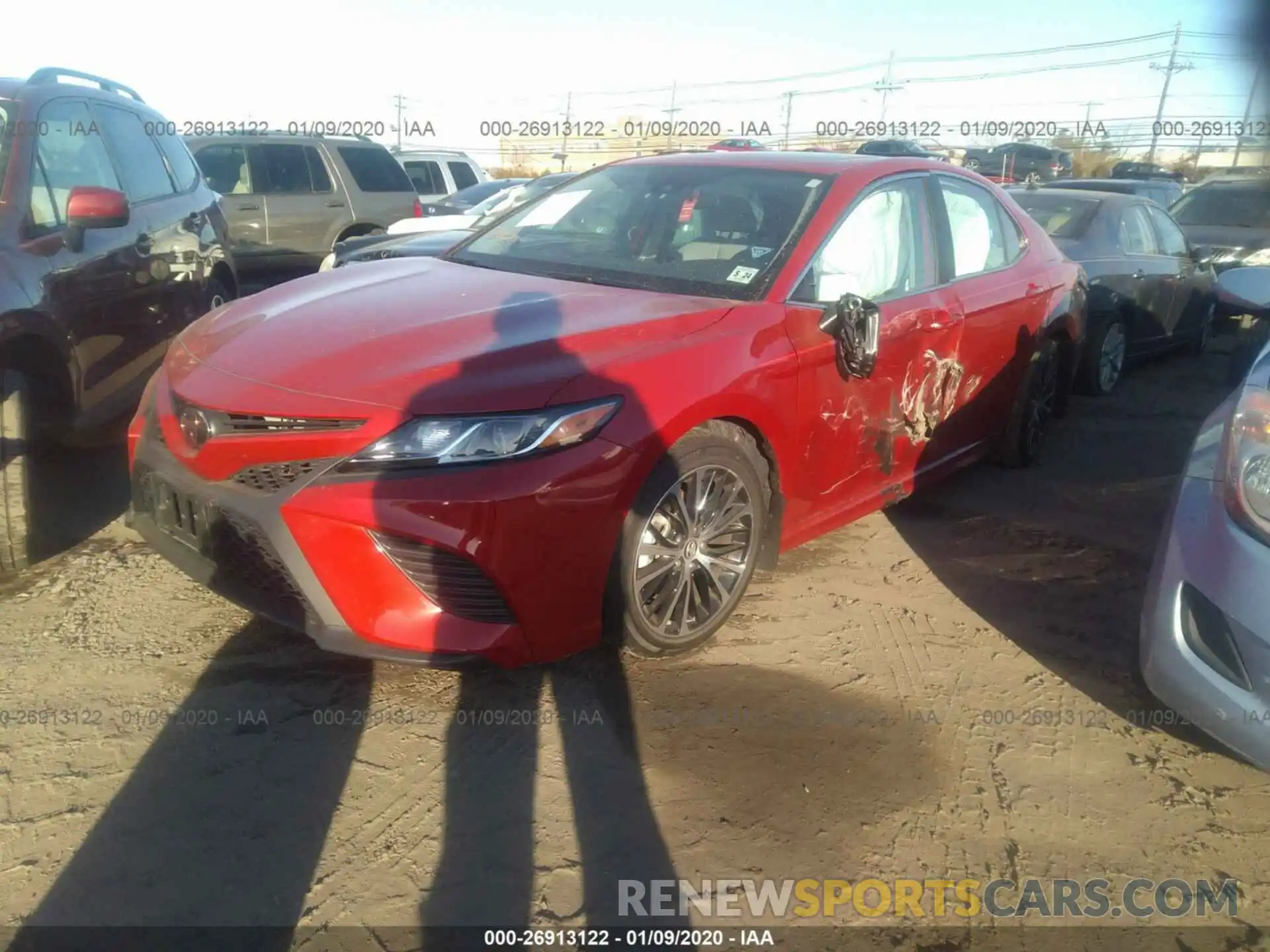 2 Photograph of a damaged car 4T1B11HK1KU233006 TOYOTA CAMRY 2019