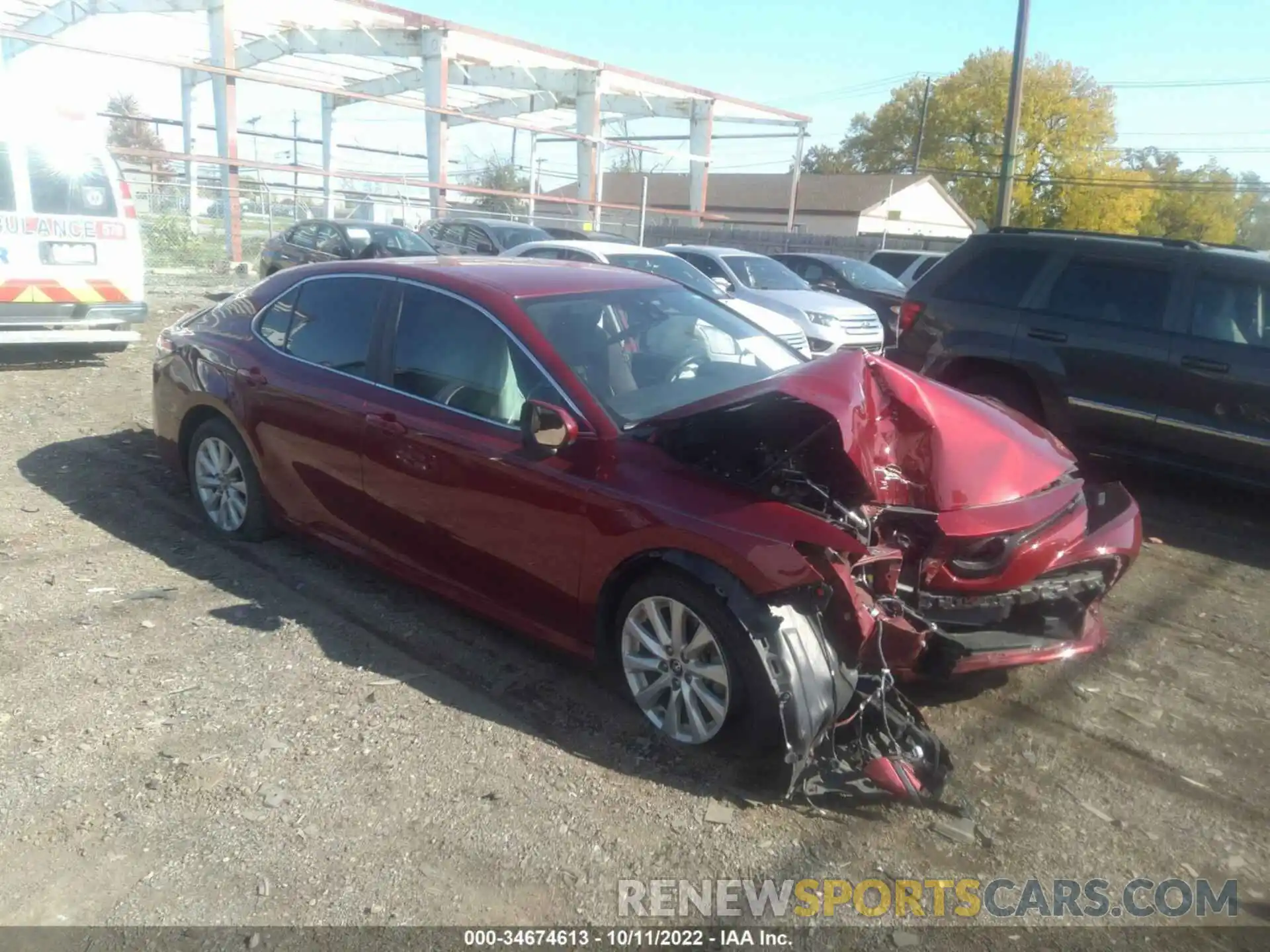 1 Photograph of a damaged car 4T1B11HK1KU233118 TOYOTA CAMRY 2019