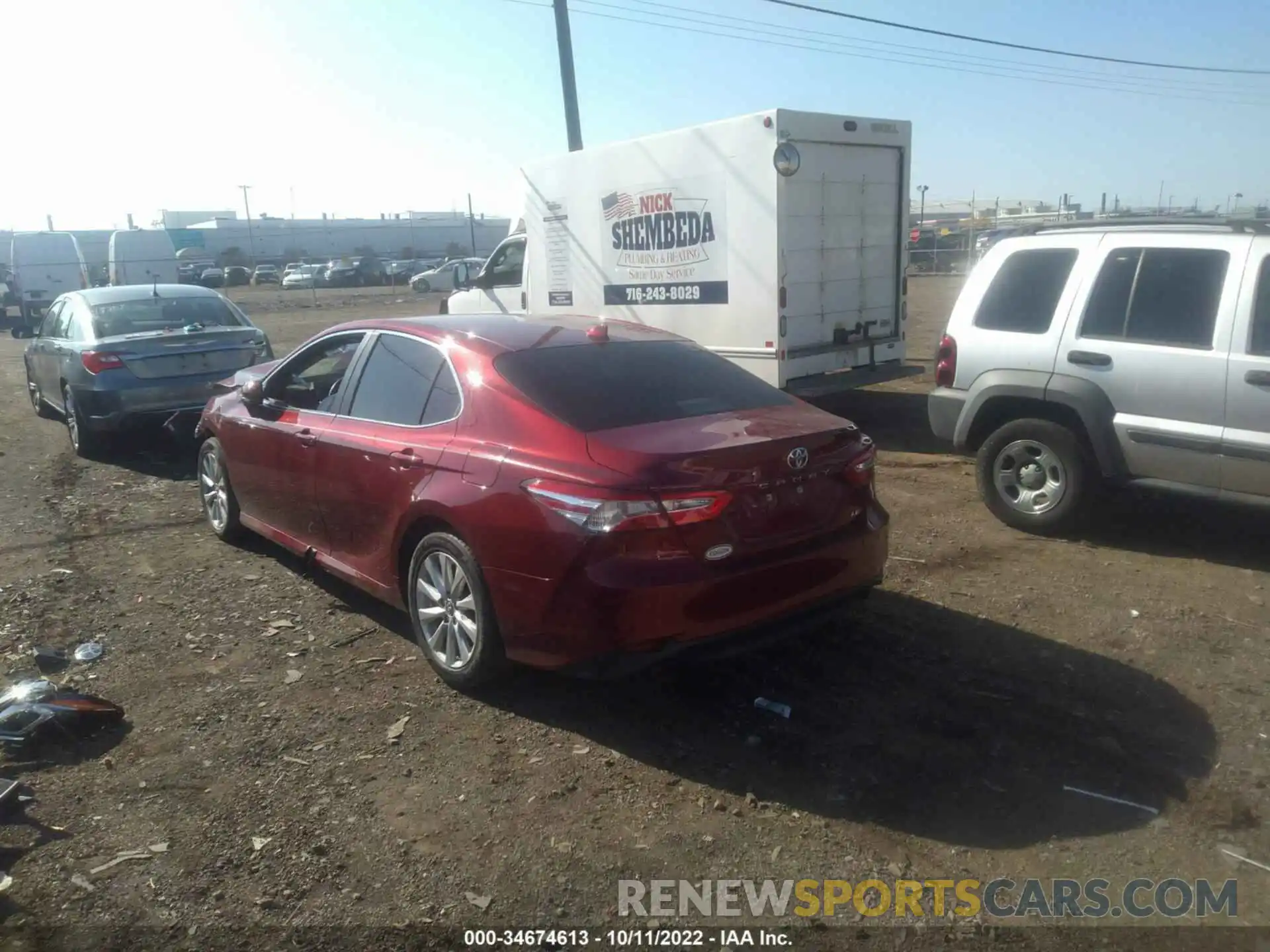 3 Photograph of a damaged car 4T1B11HK1KU233118 TOYOTA CAMRY 2019