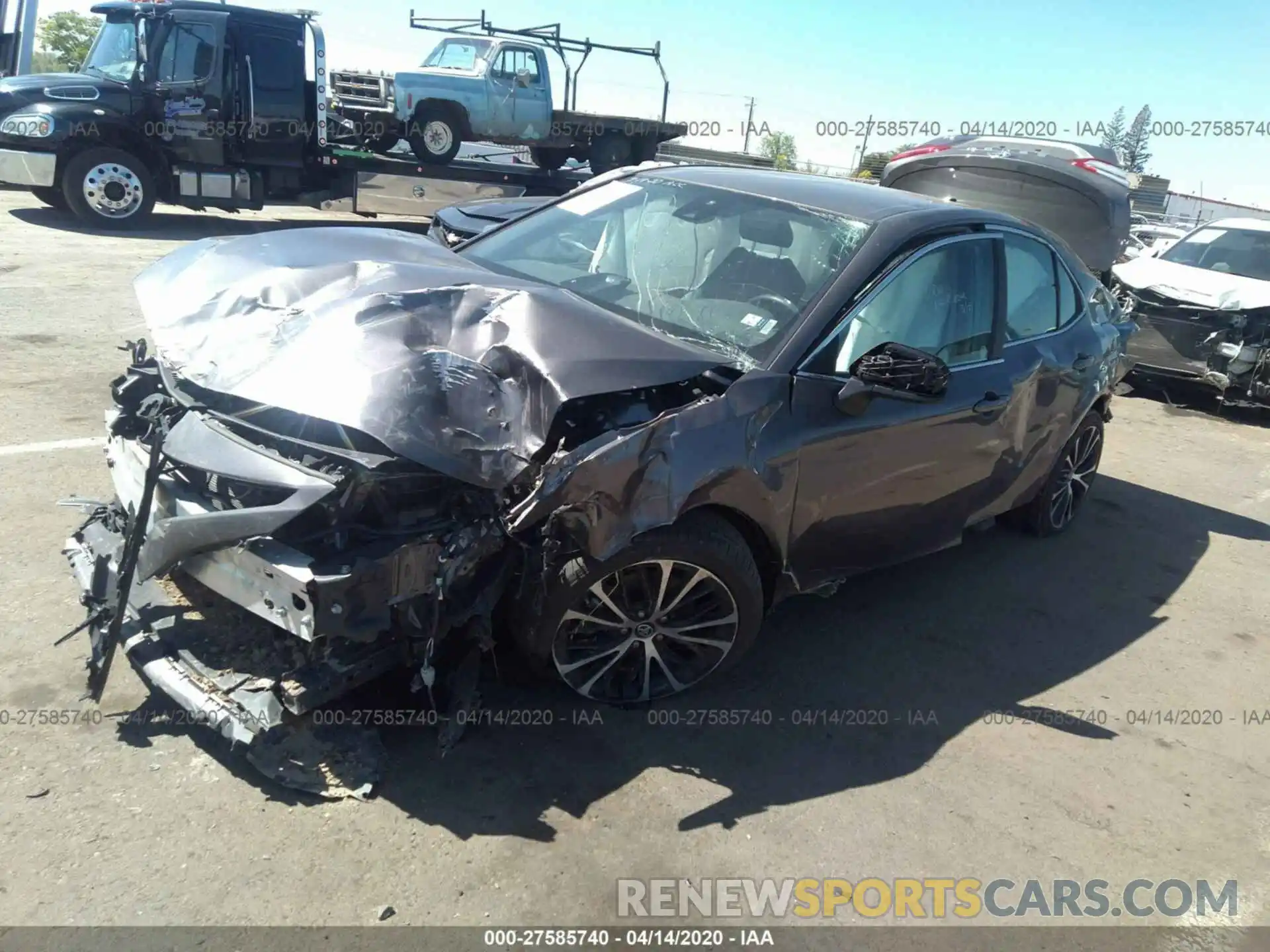 2 Photograph of a damaged car 4T1B11HK1KU236794 TOYOTA CAMRY 2019