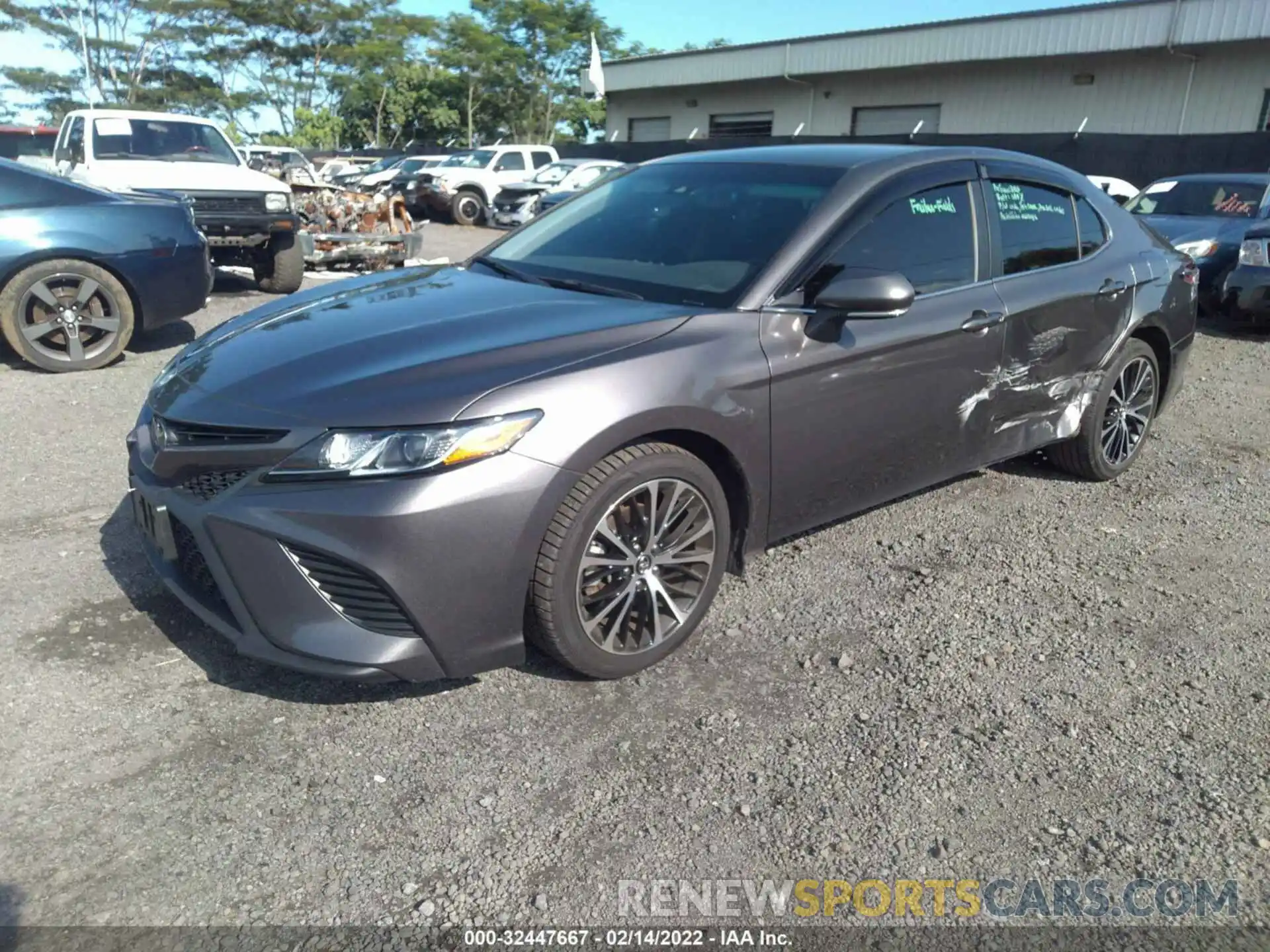 2 Photograph of a damaged car 4T1B11HK1KU238626 TOYOTA CAMRY 2019