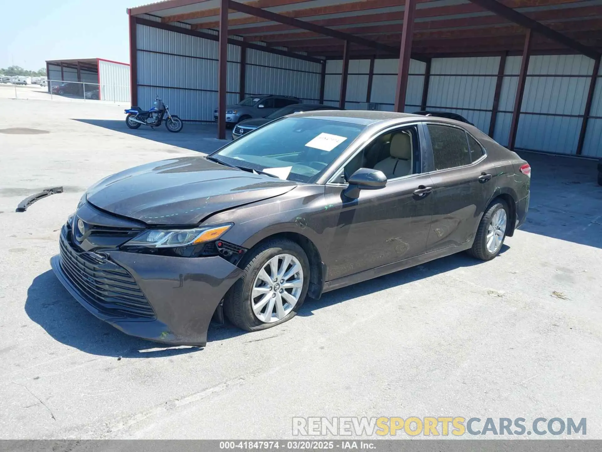 2 Photograph of a damaged car 4T1B11HK1KU240845 TOYOTA CAMRY 2019