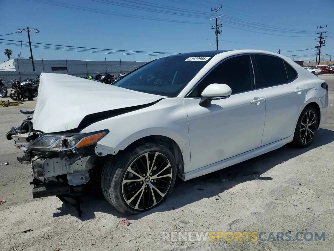 1 Photograph of a damaged car 4T1B11HK1KU247276 TOYOTA CAMRY 2019